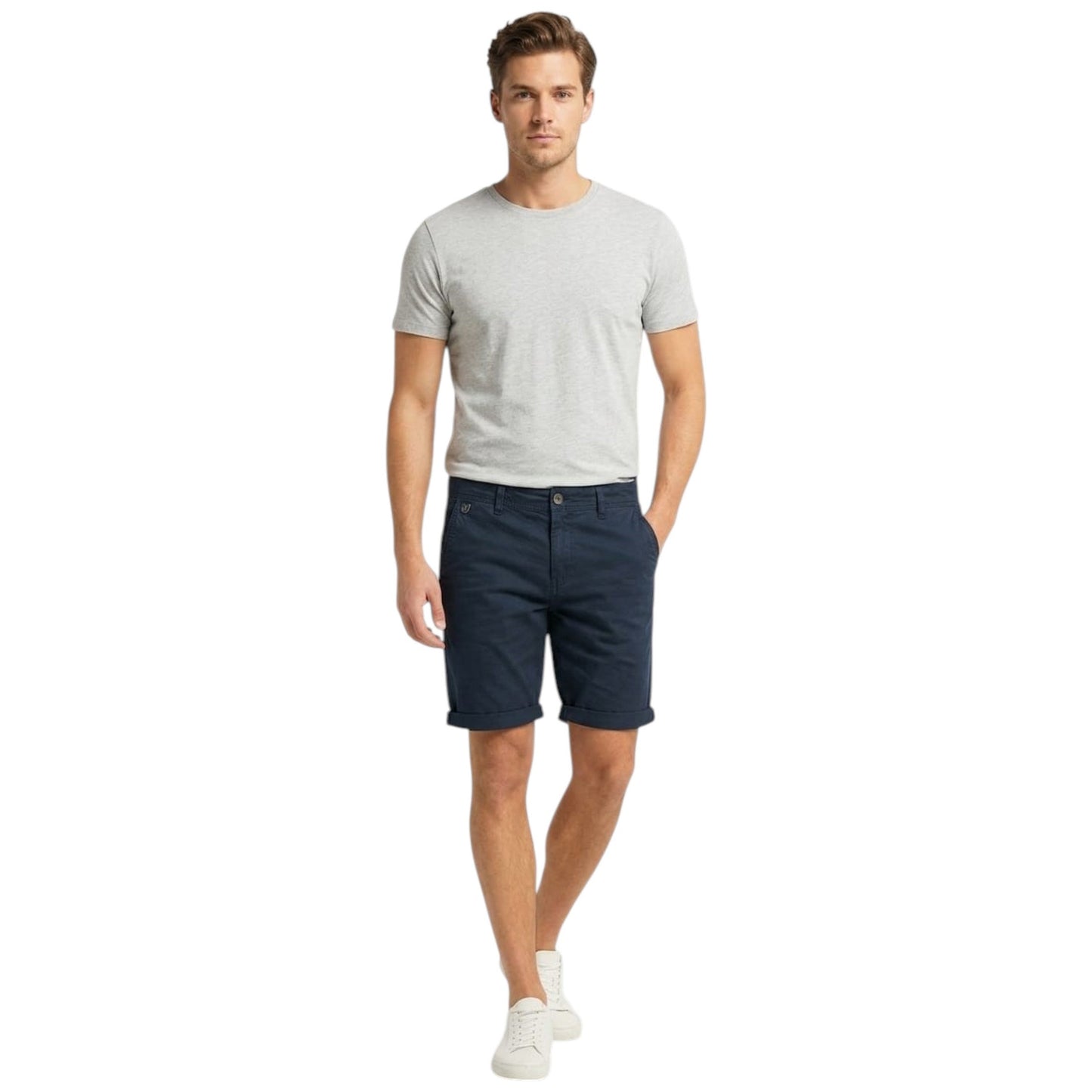 Men's Plain Short,Navy