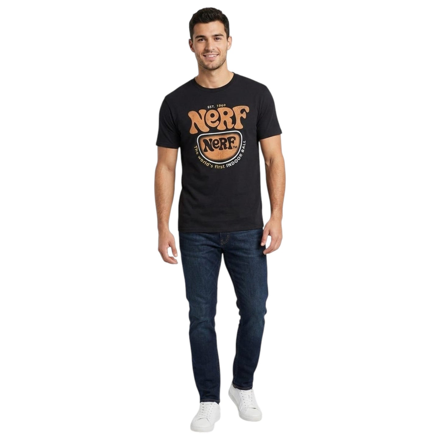 Men's Printed Top,Black