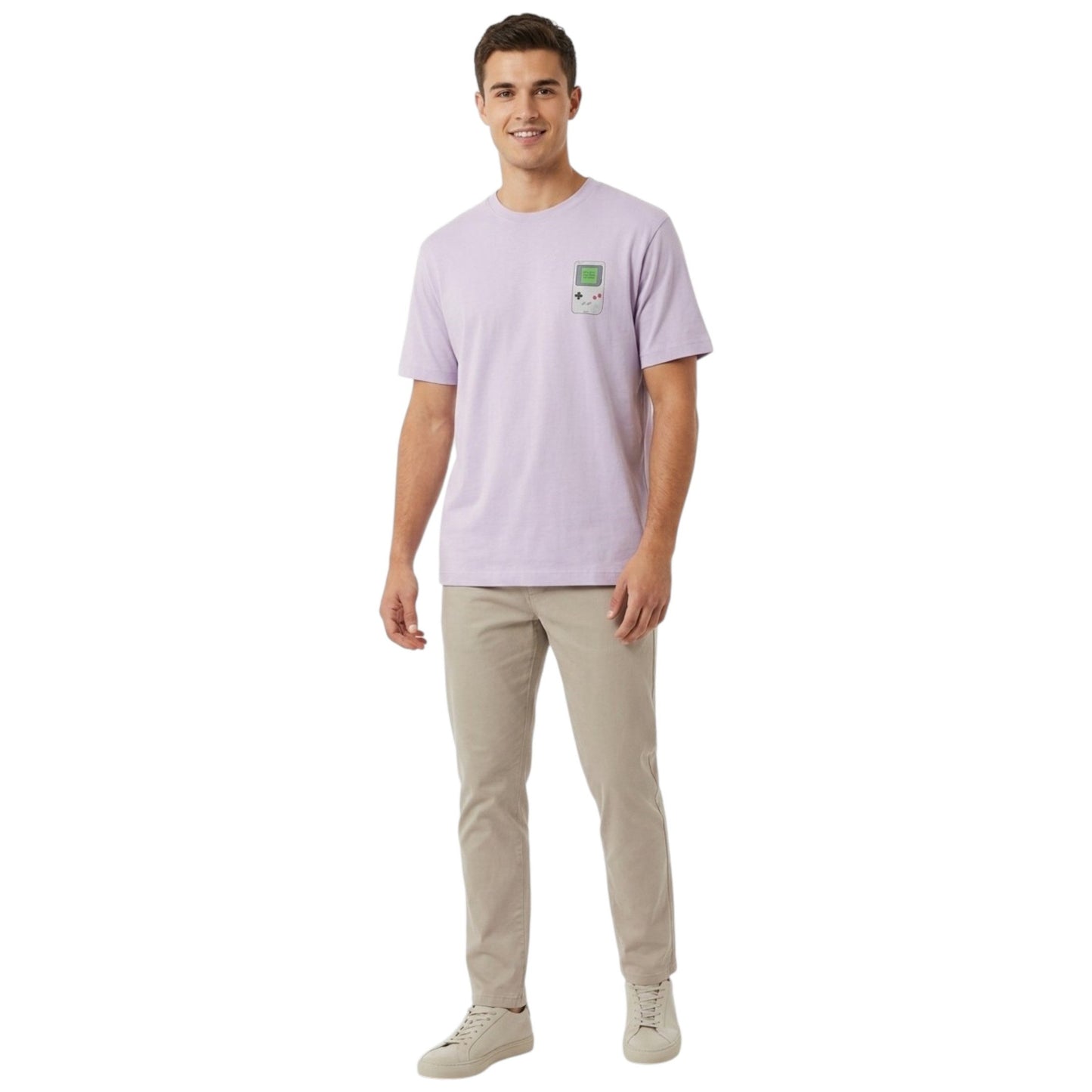 Men's Printed Top,Purple