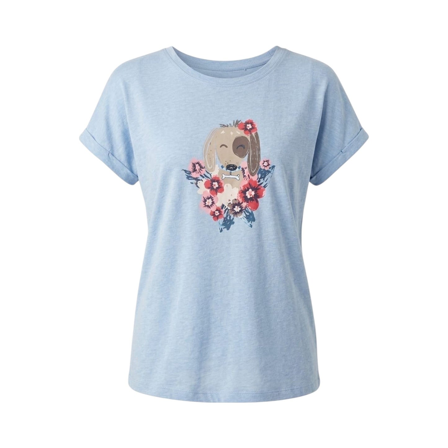 Women's Printed Top,Blue