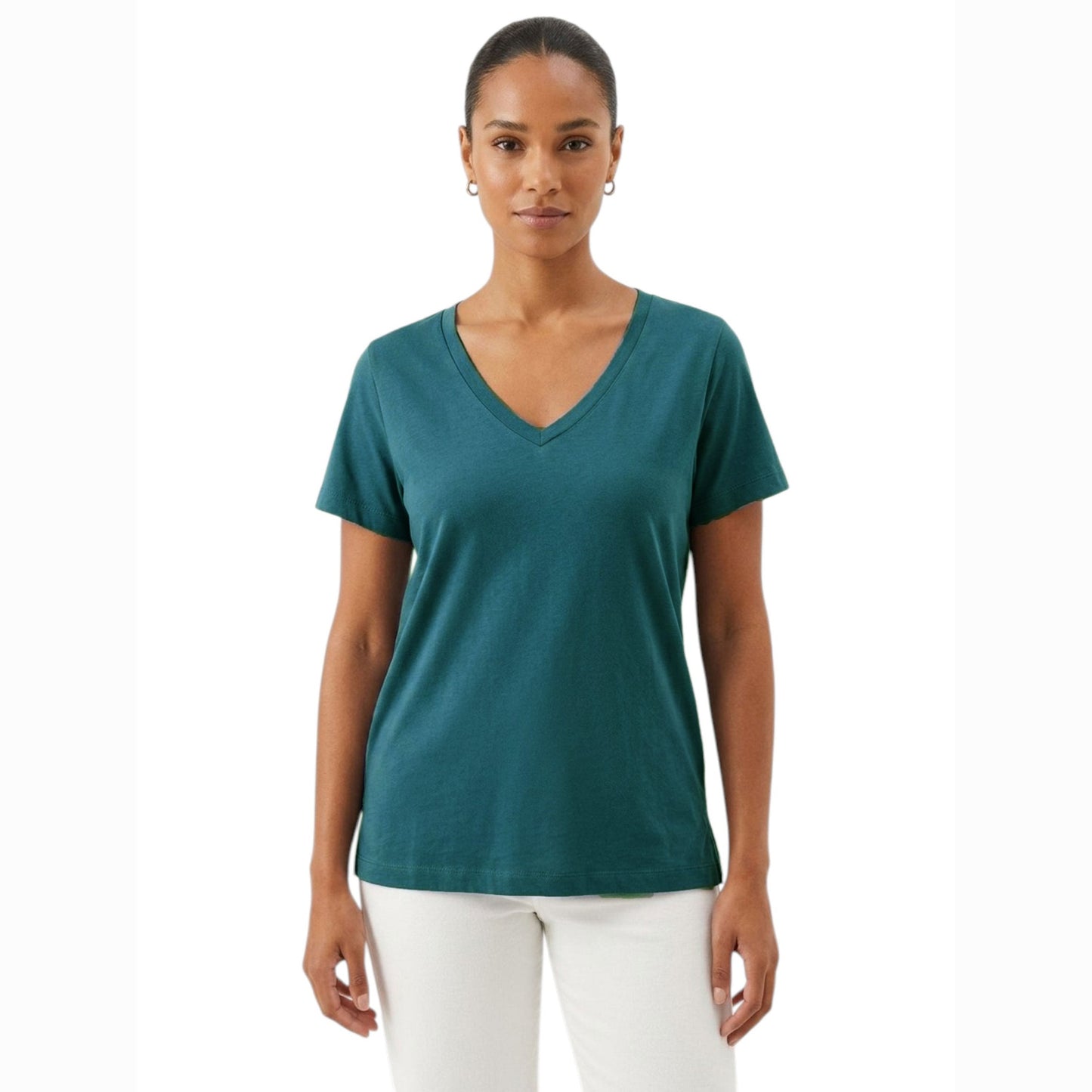Women's Plain Top,Dark Green