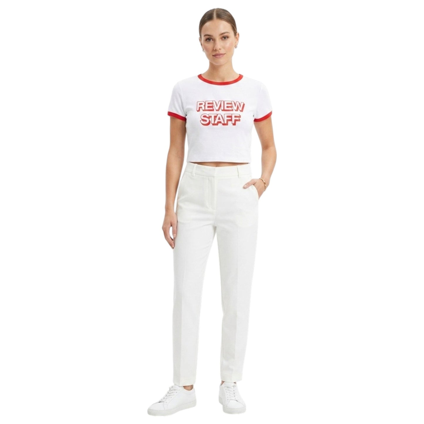 Women's Printed Top,White