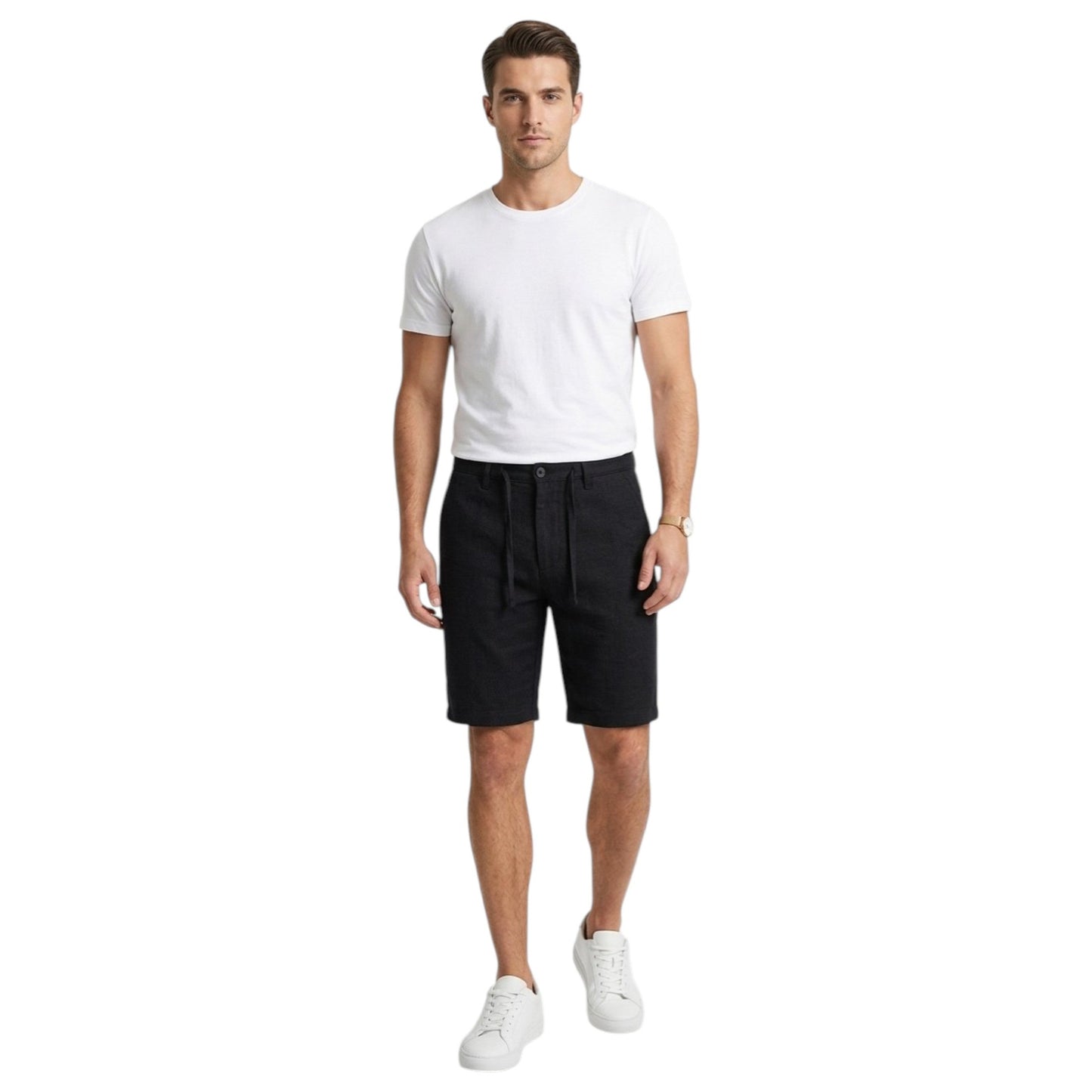 Men's Textured Short,Black