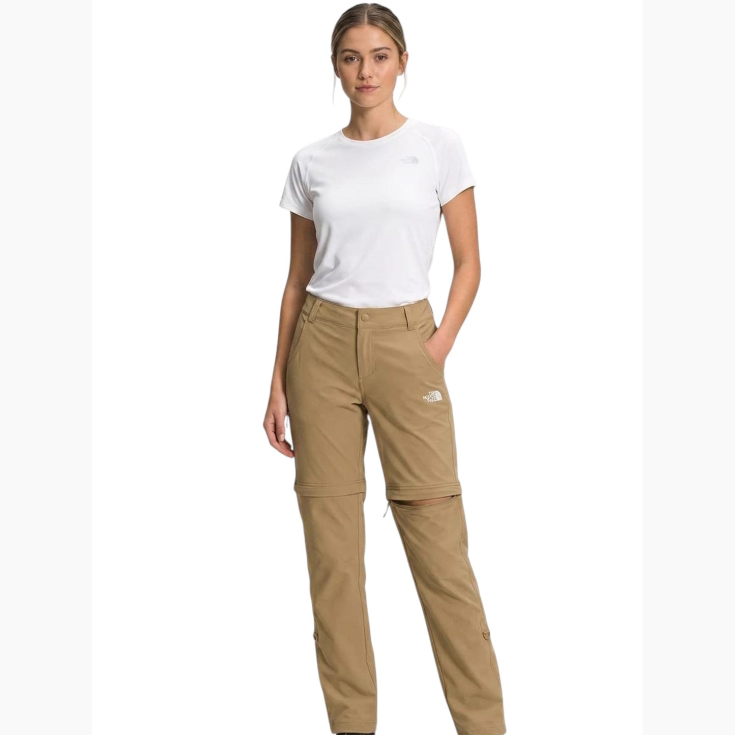 Women's Brand Logo Printed Pant,British Khaki