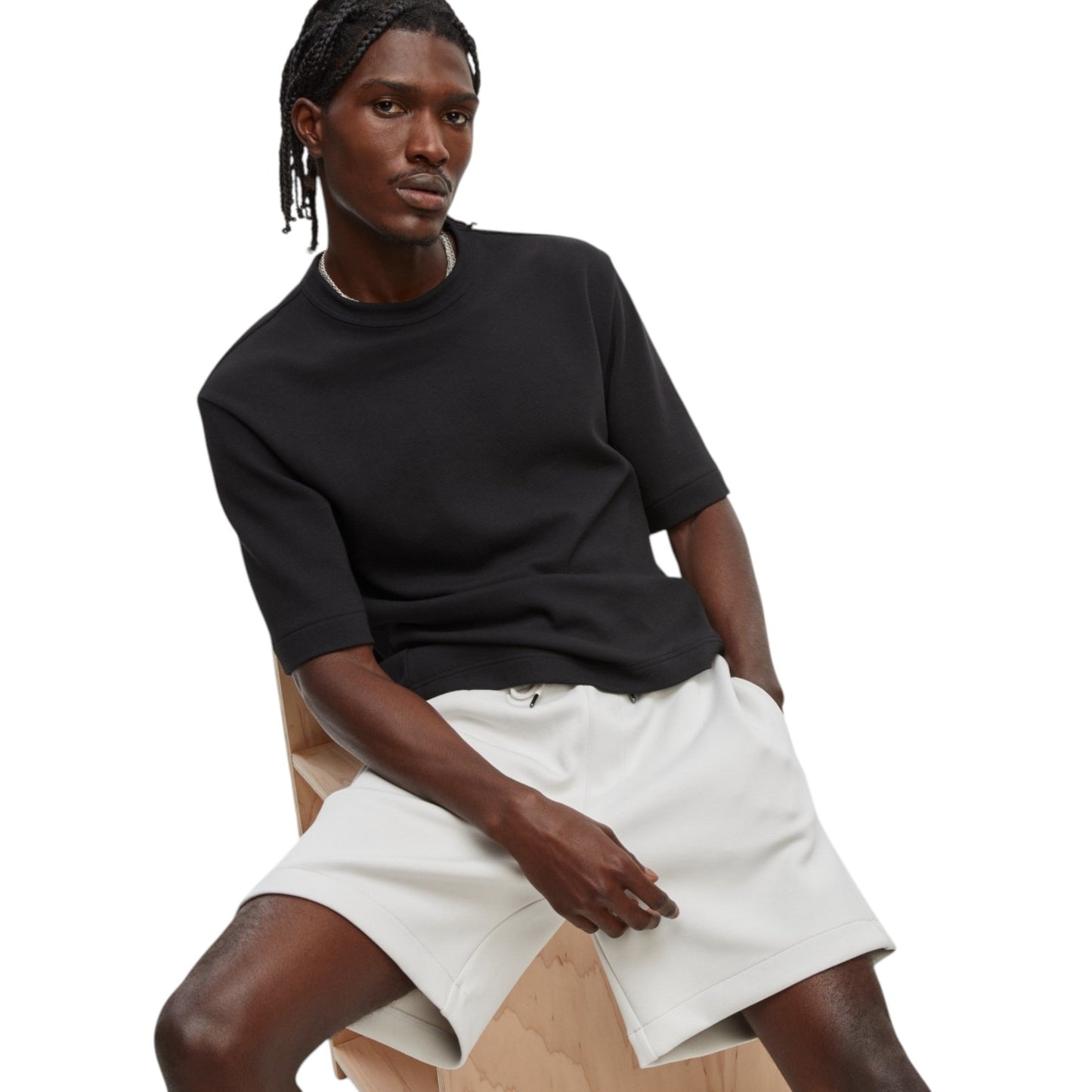 Men's Plain Short,Stone