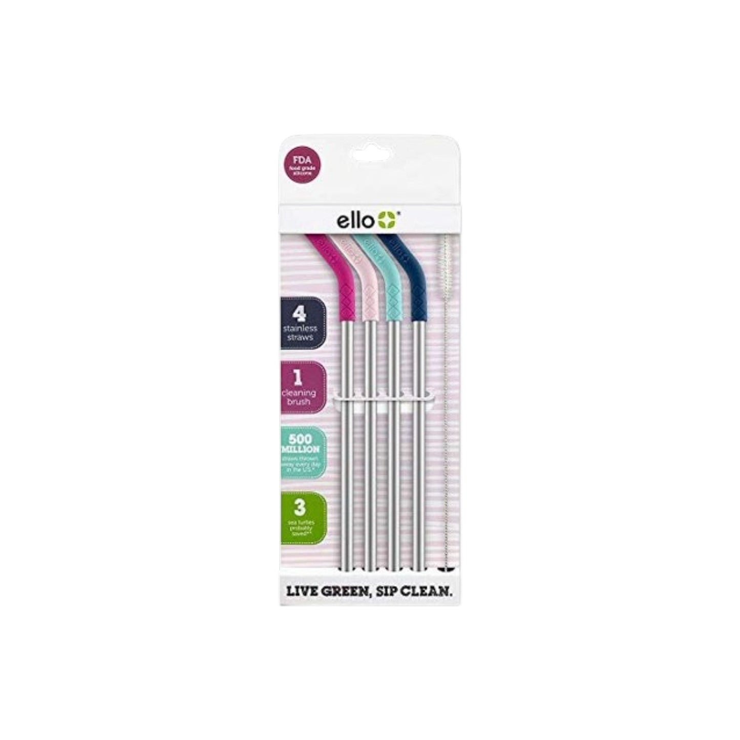 Straws With Silicone Tips