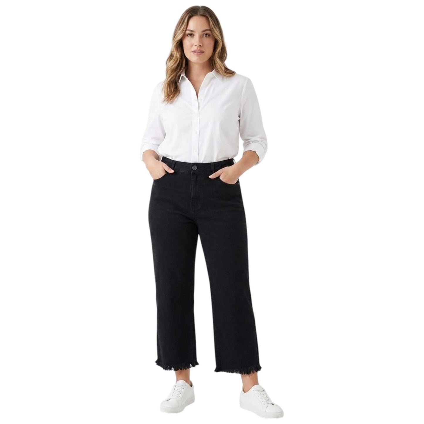 Women's Plain Jeans,Black