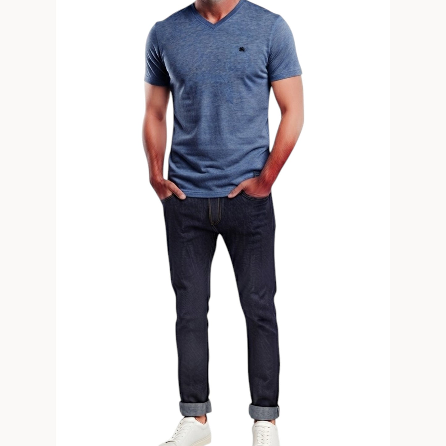 Men's Plain Top,Navy