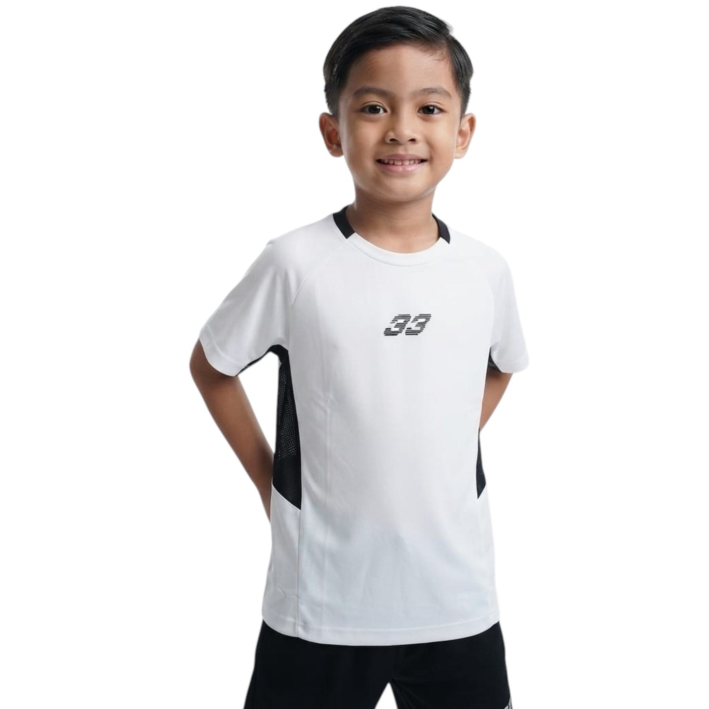 Kids Boy's Plain Top,White
