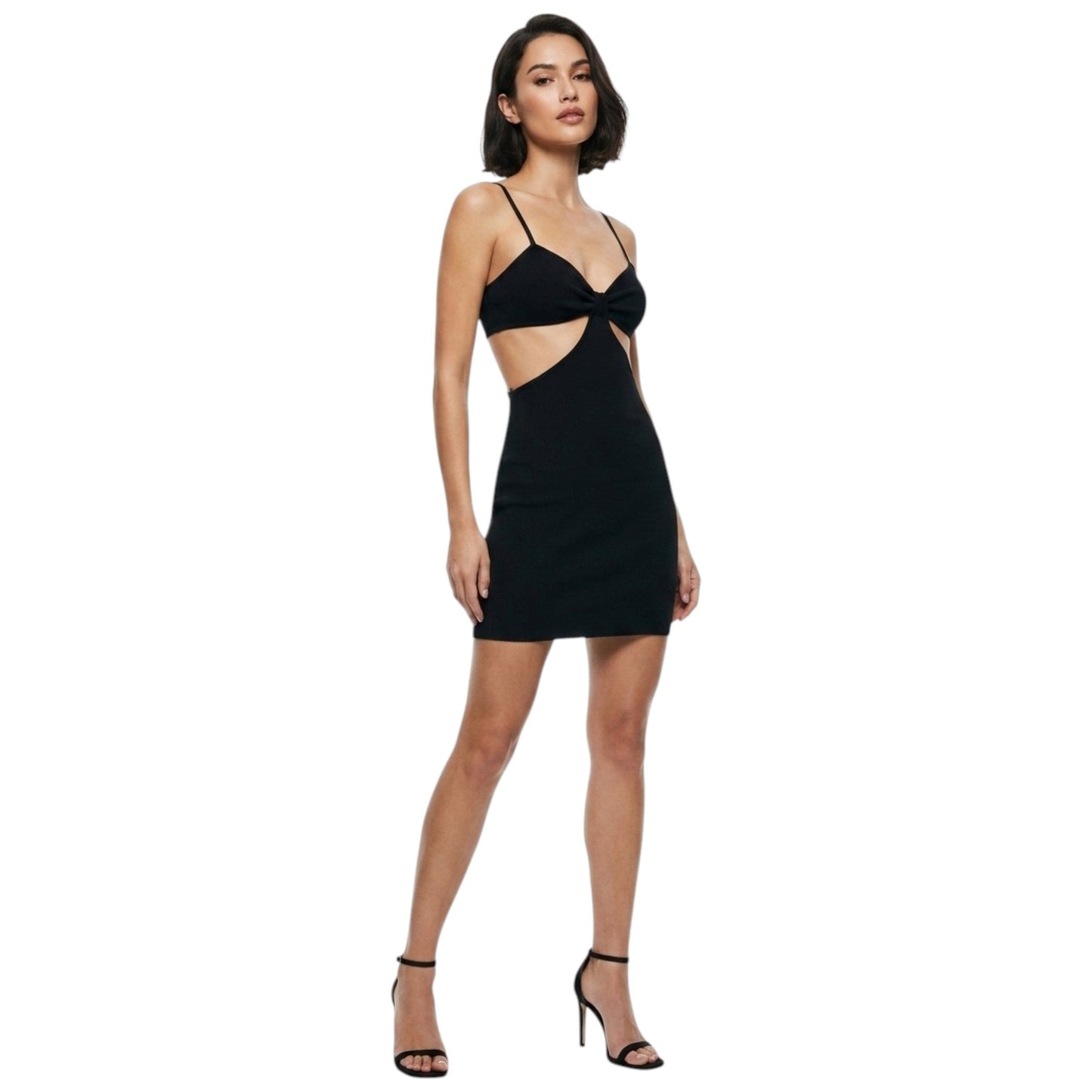 Women's Plain Dress,Black