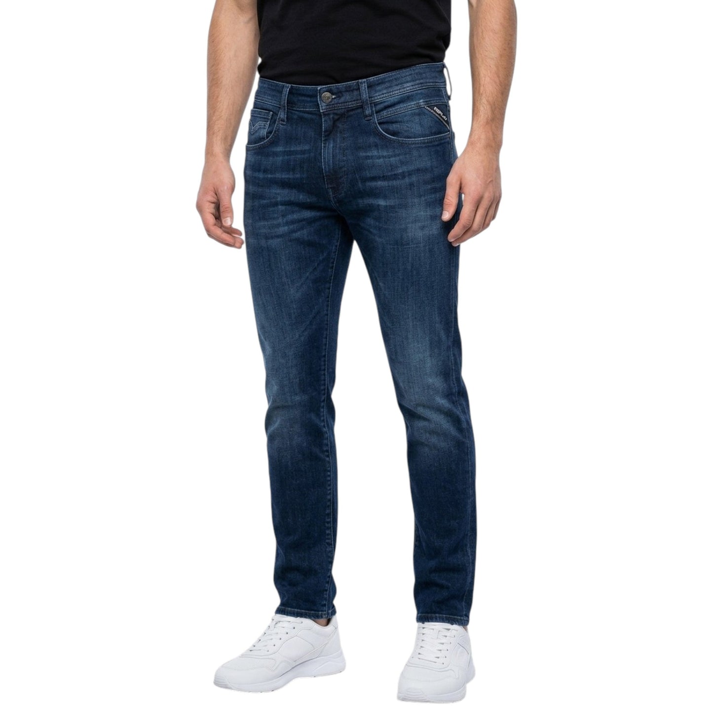 Men's Plain Jeans,Navy