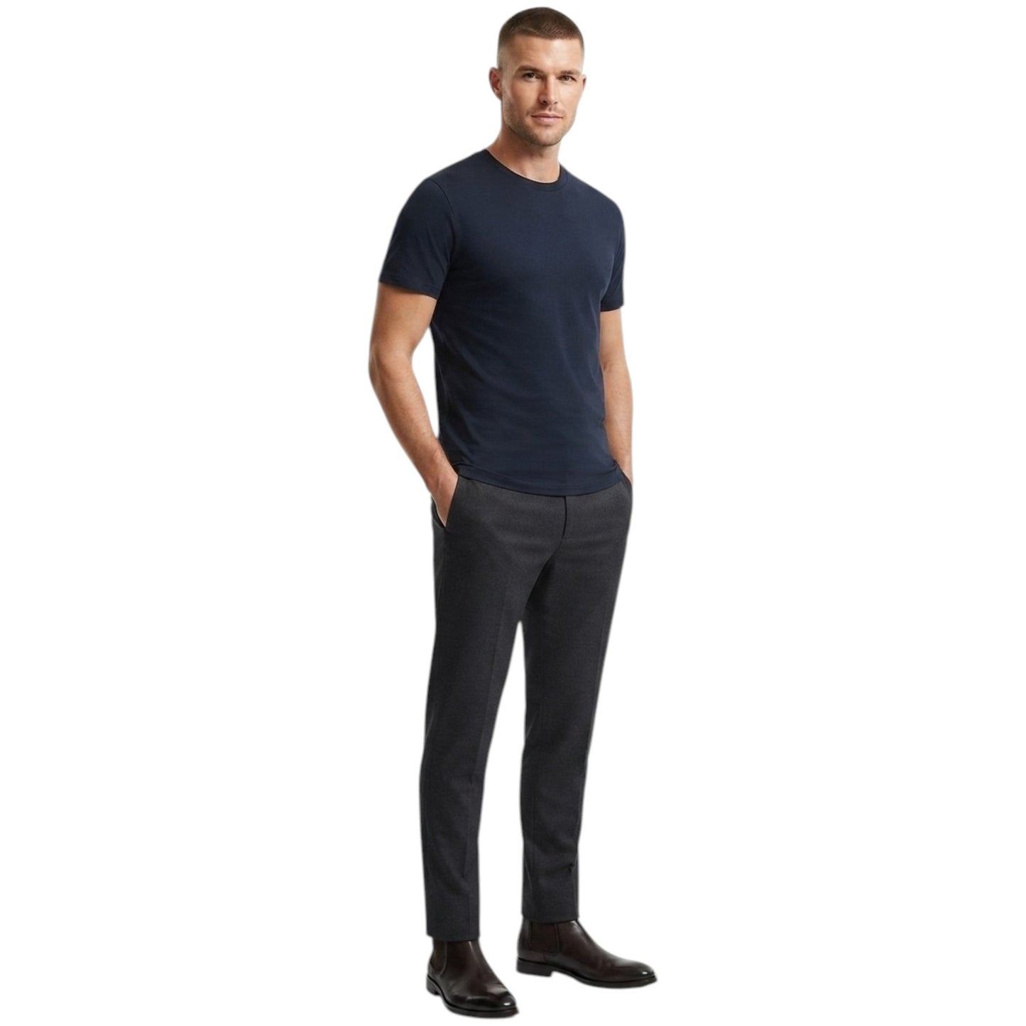 Men's Plain Top,Navy