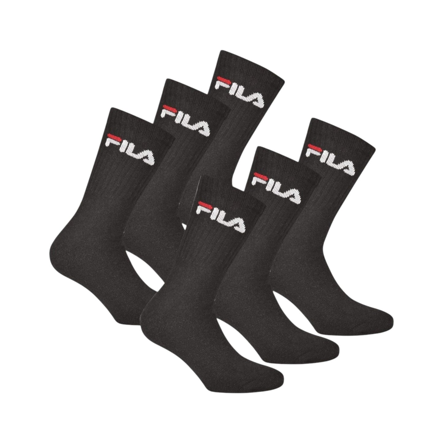 Men's Knitted Long Thin Socks Set 3Pieces,Black