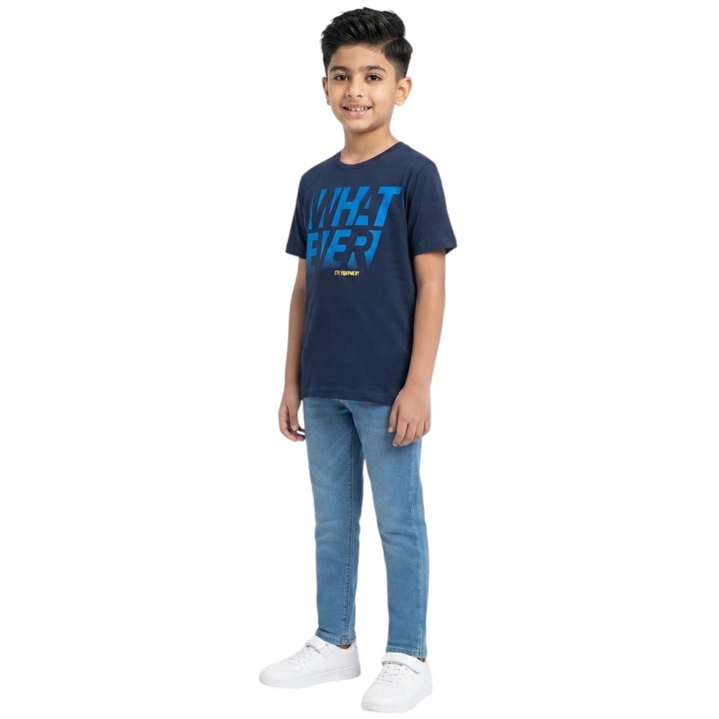 Kids Boy's Printed Top,Navy