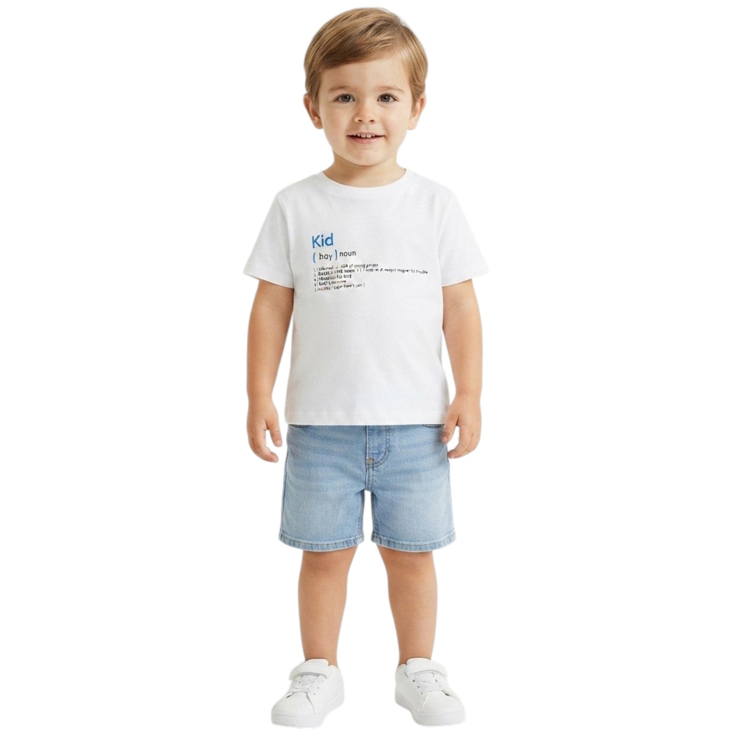 Kids Boy's Printed Top,White