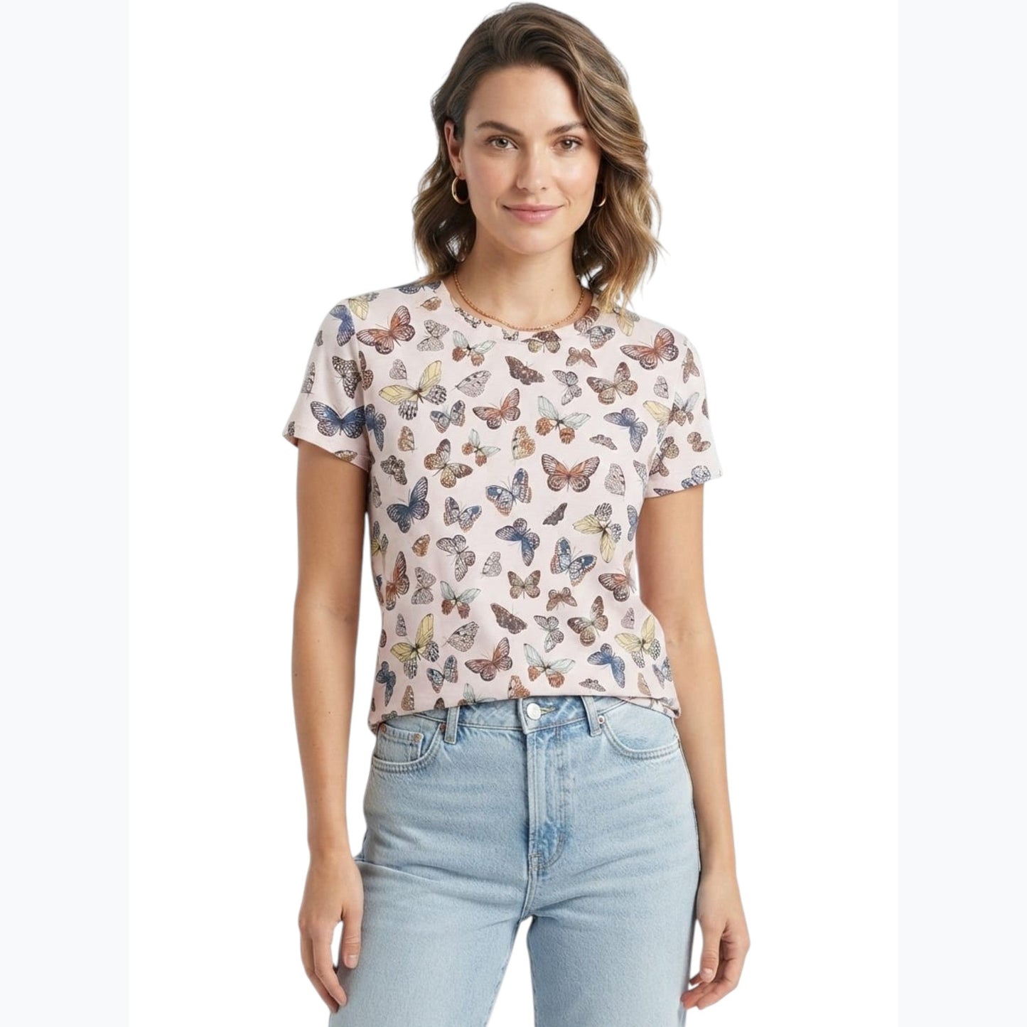 Women's Floral Printed Top,Multi