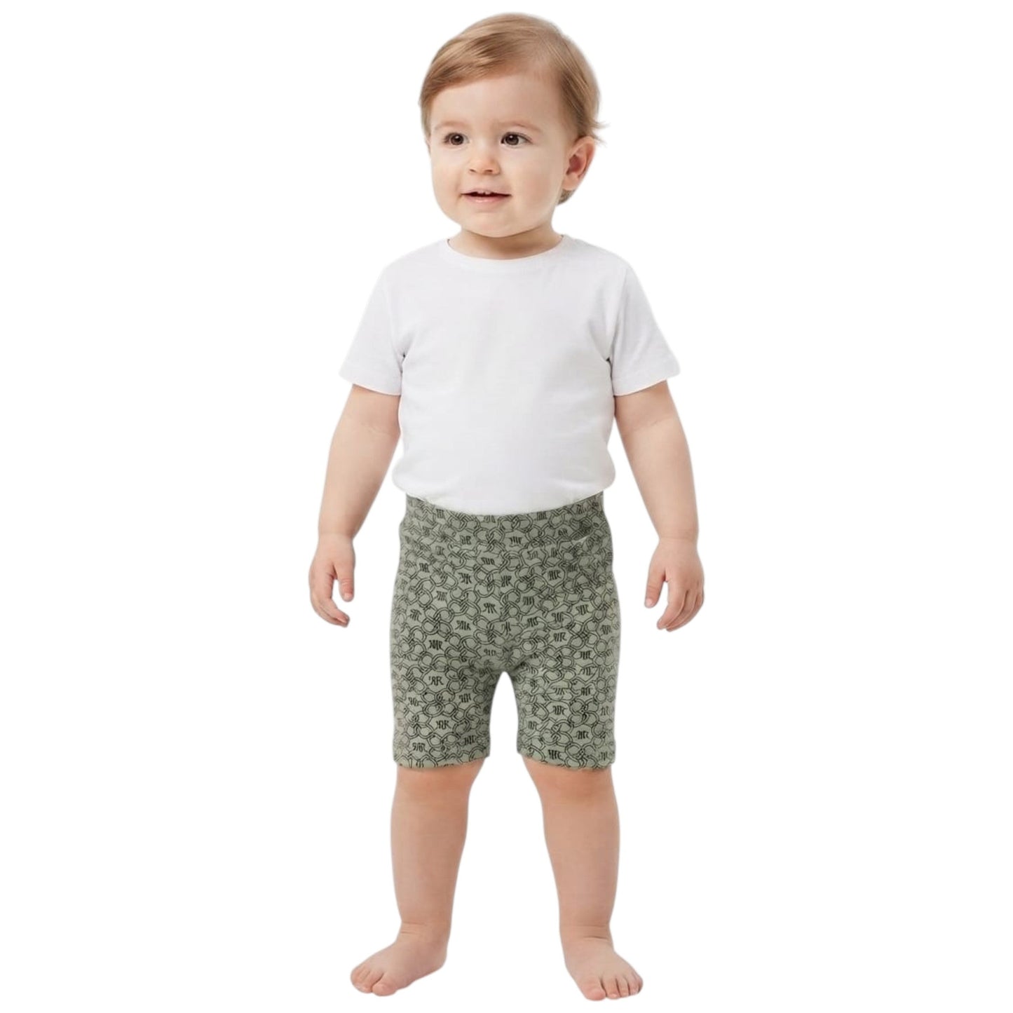 Kids Boy's Printed Short,Olive