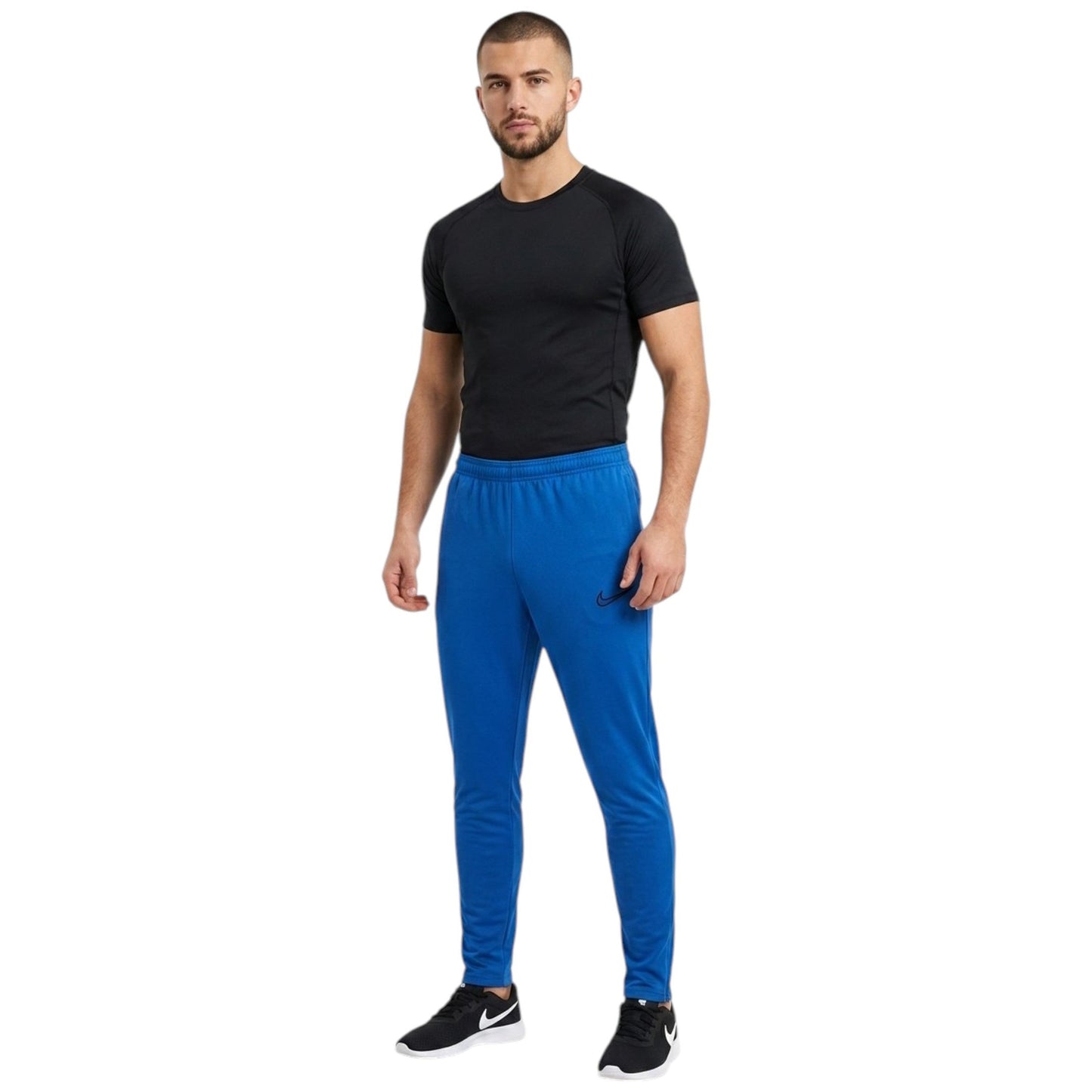 Men's Plain Pants,Blue