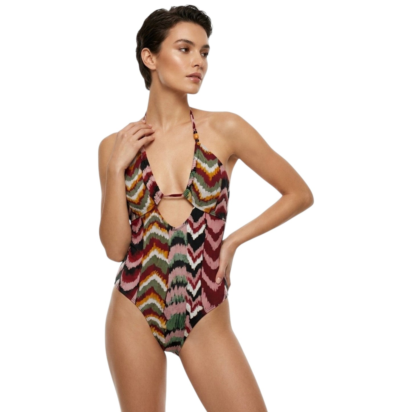 Women's Printed One Pieces Swimsuit,Multi