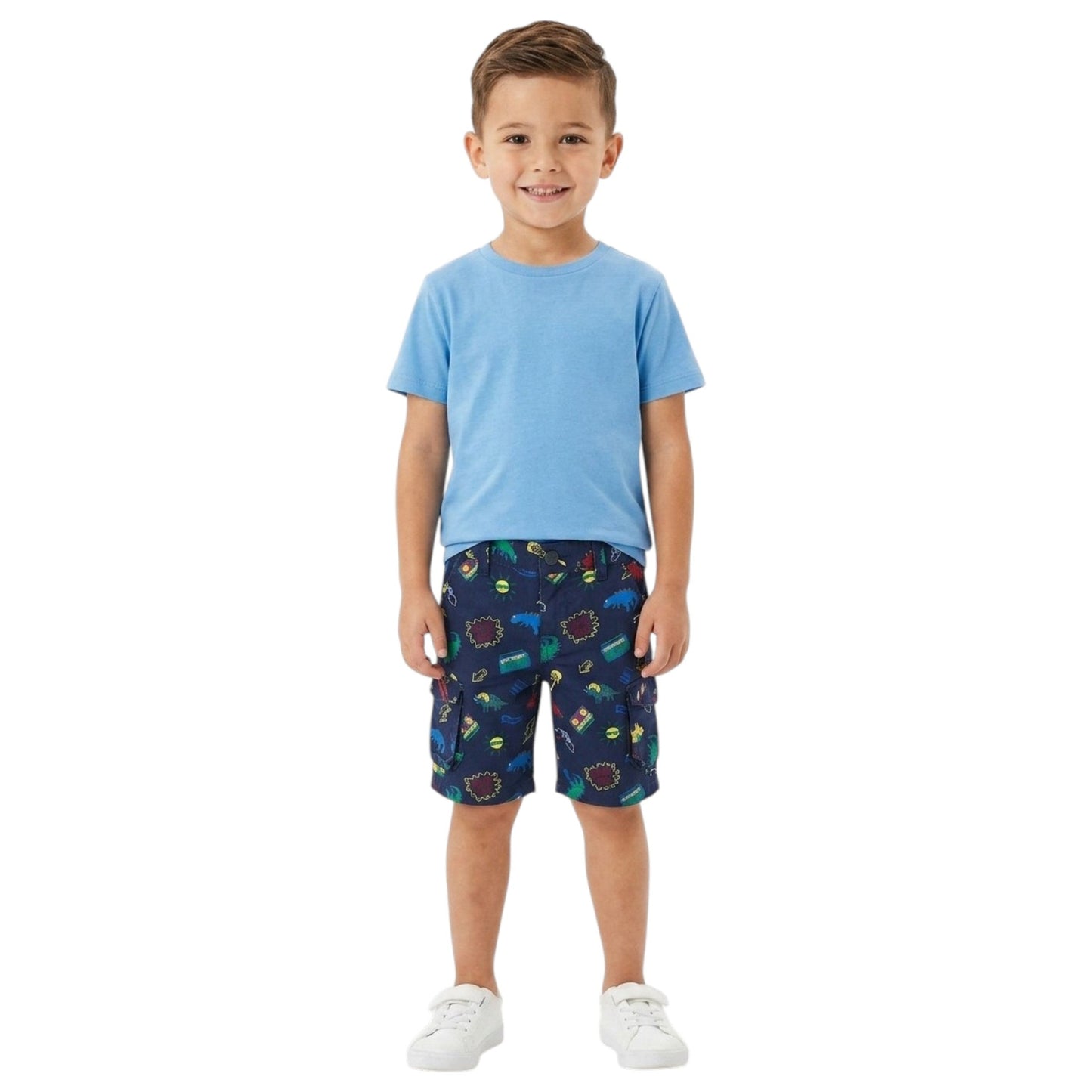 Kids Boy's Printed Short,Navy