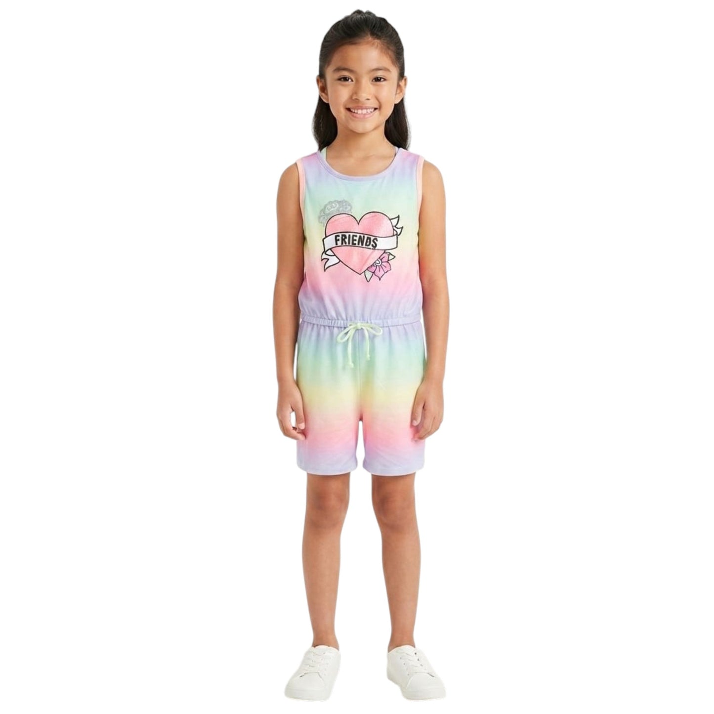Kids Girl's Printed Jumpsuit,Multi