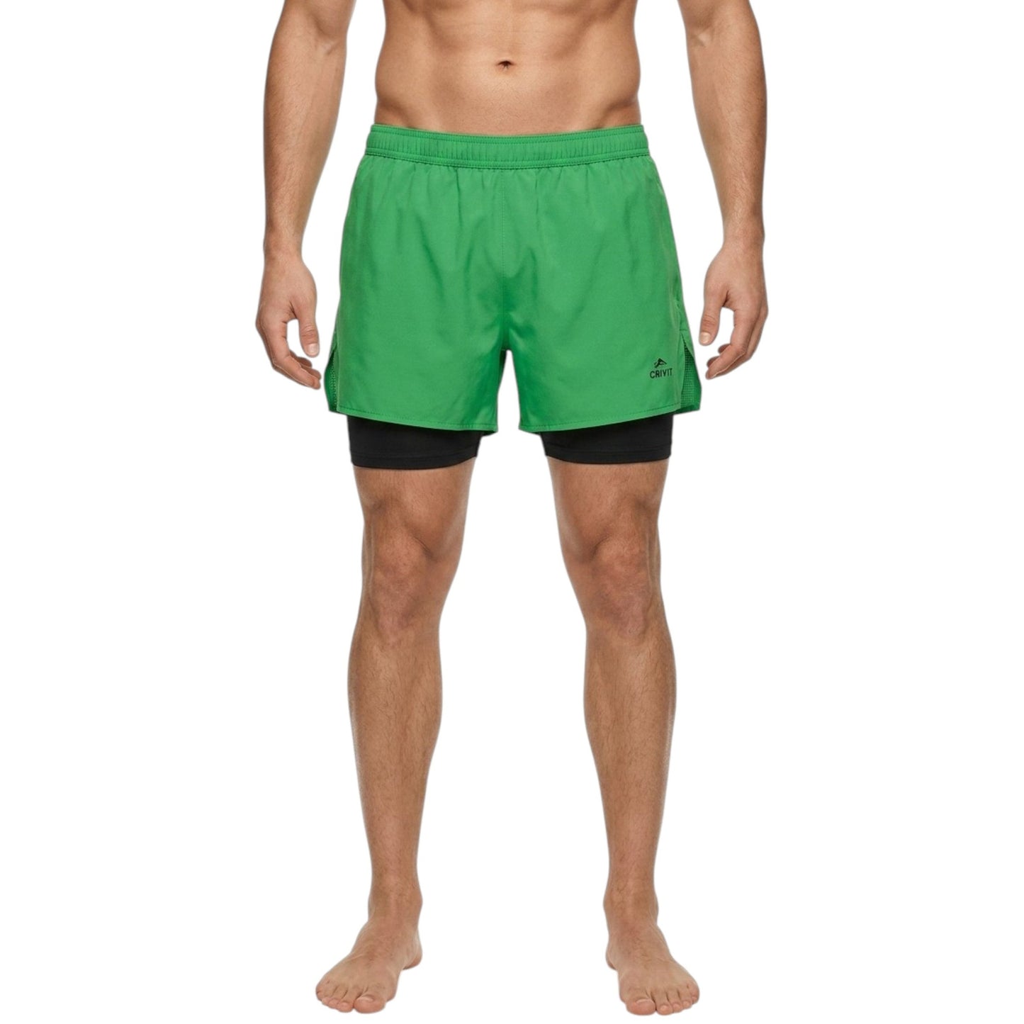 Men's Plain Sport Short,Green