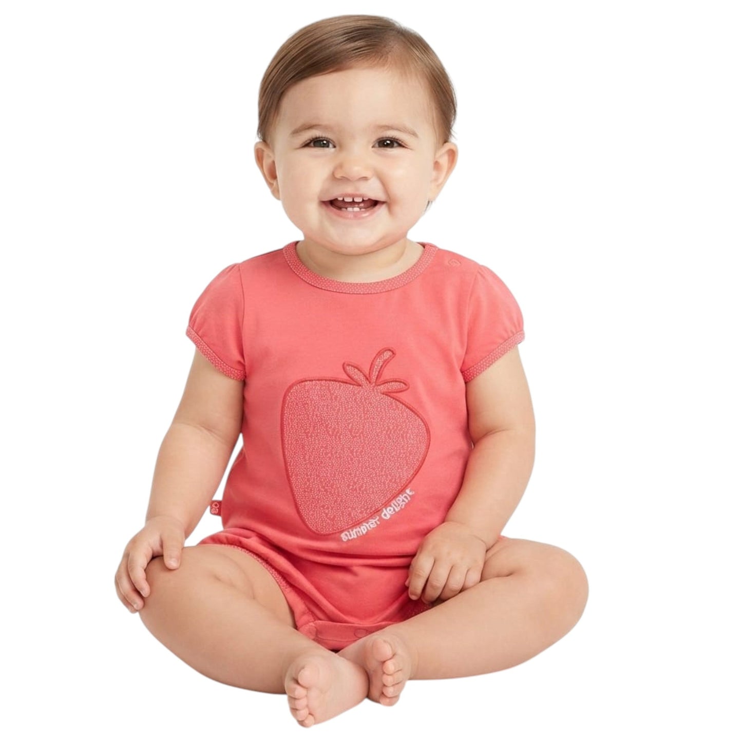 Kids Girl's Printed Jumpsuit,Red