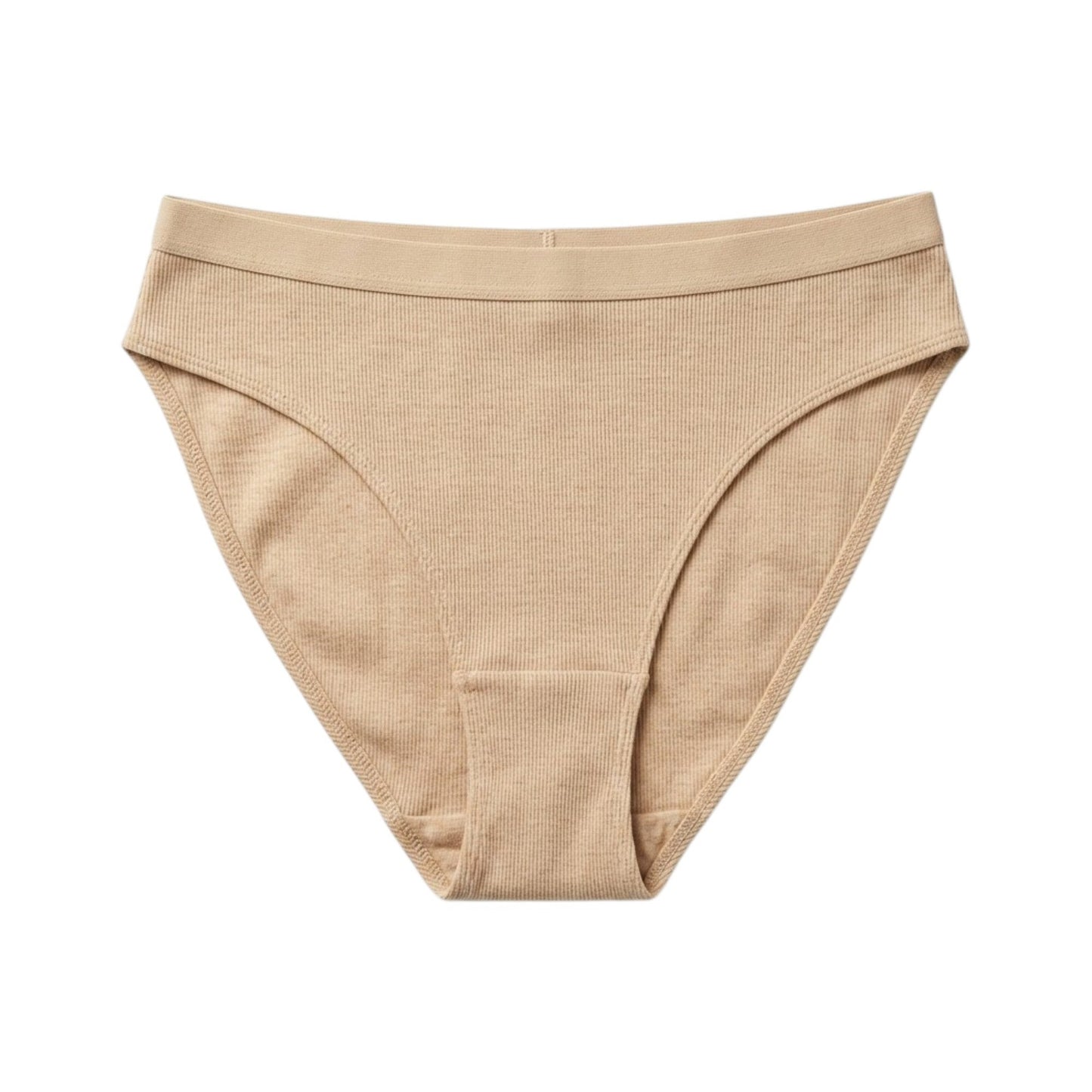 Women's Ribbed Slip,Beige