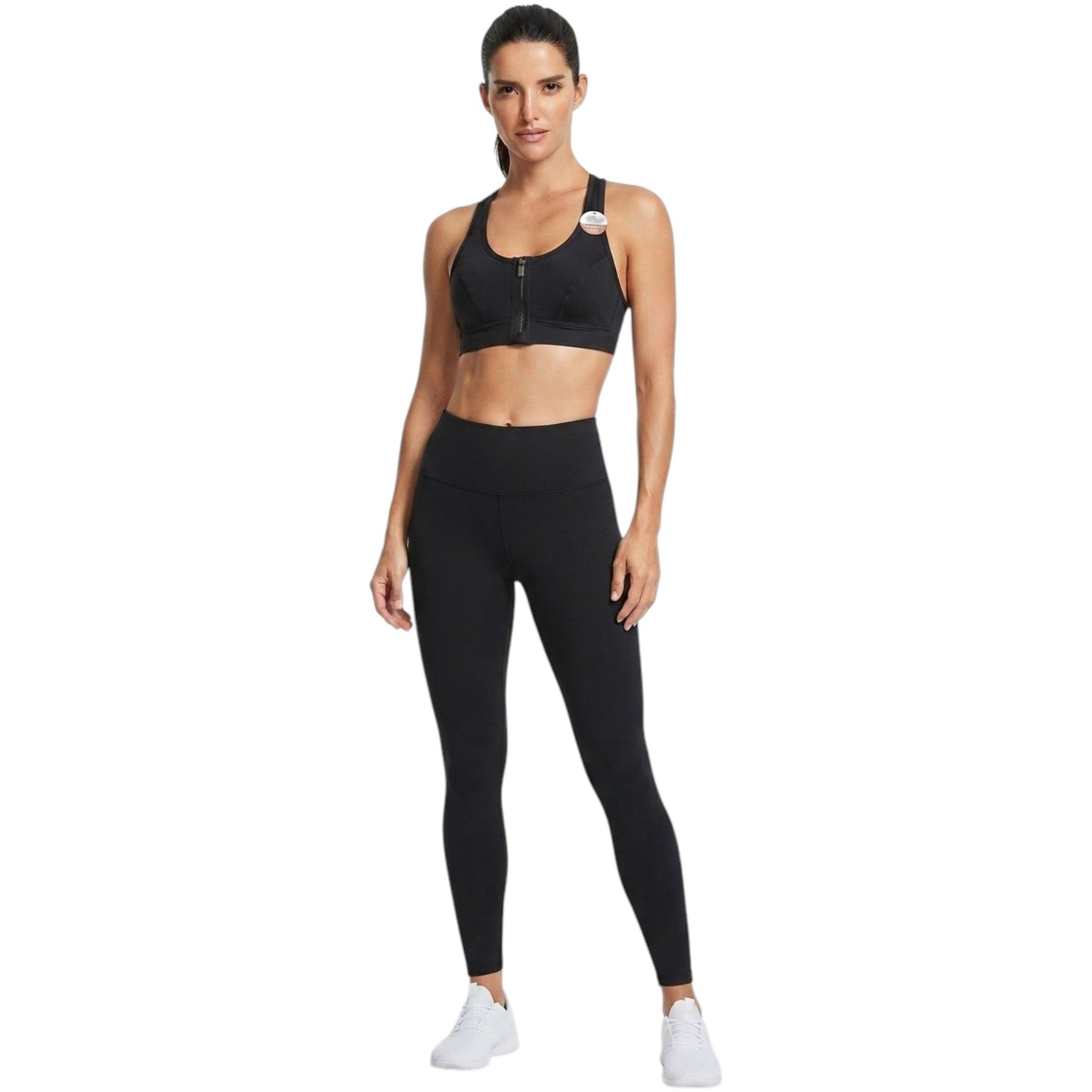 Women's Plain Crop Top,Black