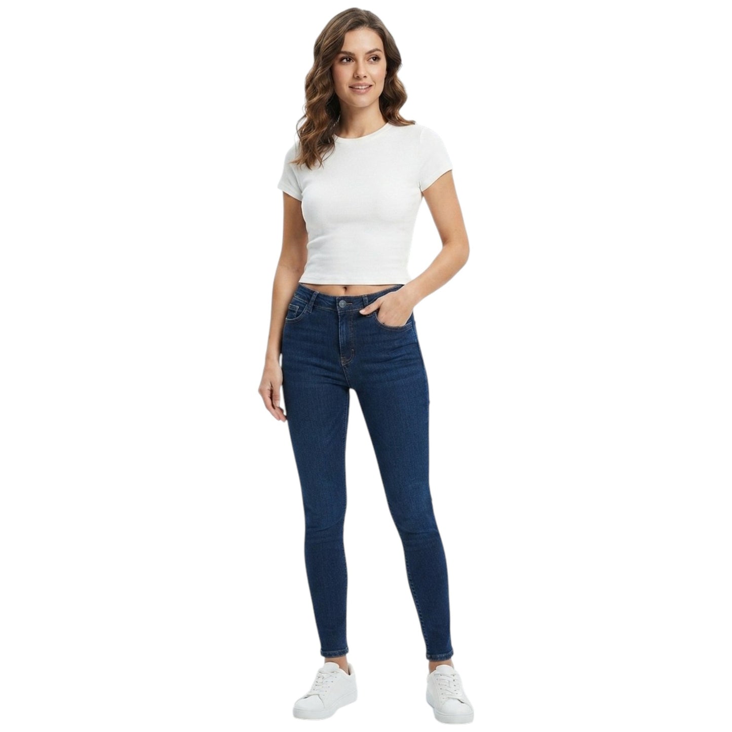 Women's Ribbed Top,White