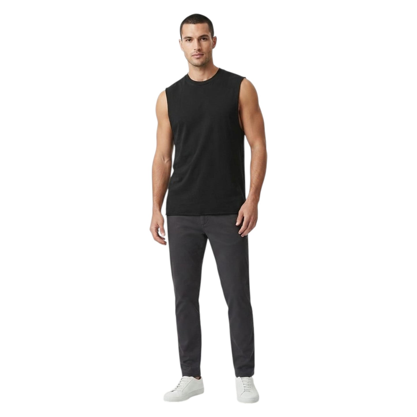 Men's Plain Top,Black