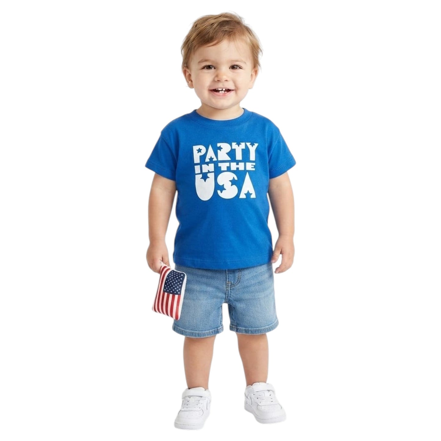 Kids Boy's Printed Top,Blue