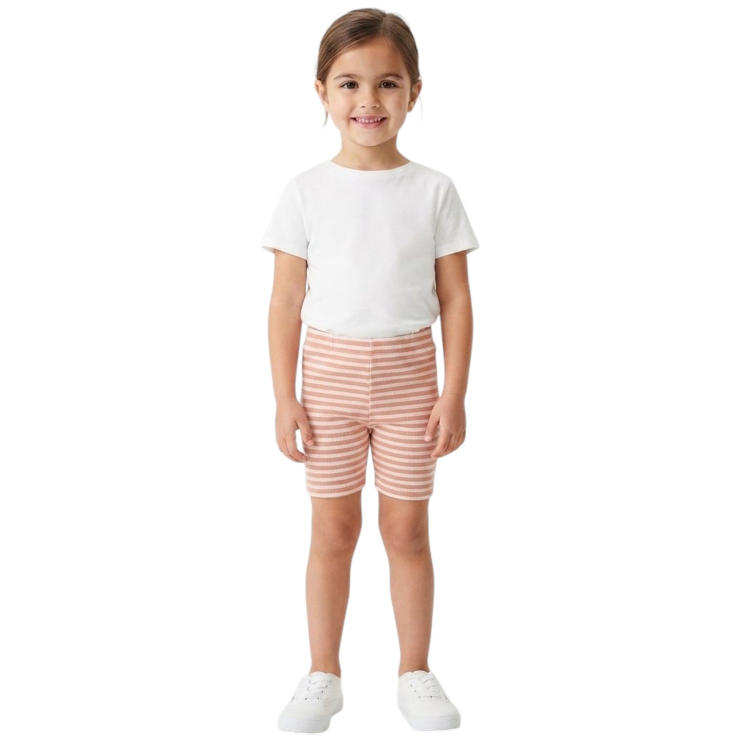 Kids Girl's Striped Short,Multi