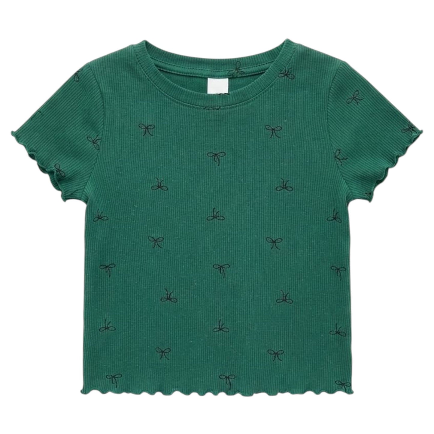 Kids Girl's Printed Top,Dusty Green