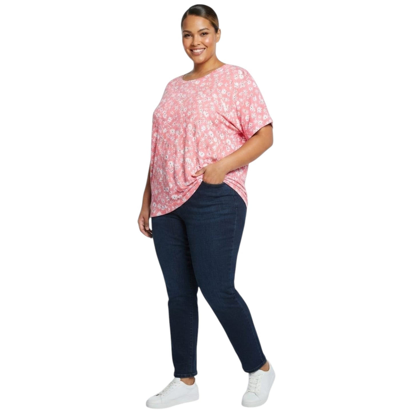 Women's Floral Printed Top,Multi