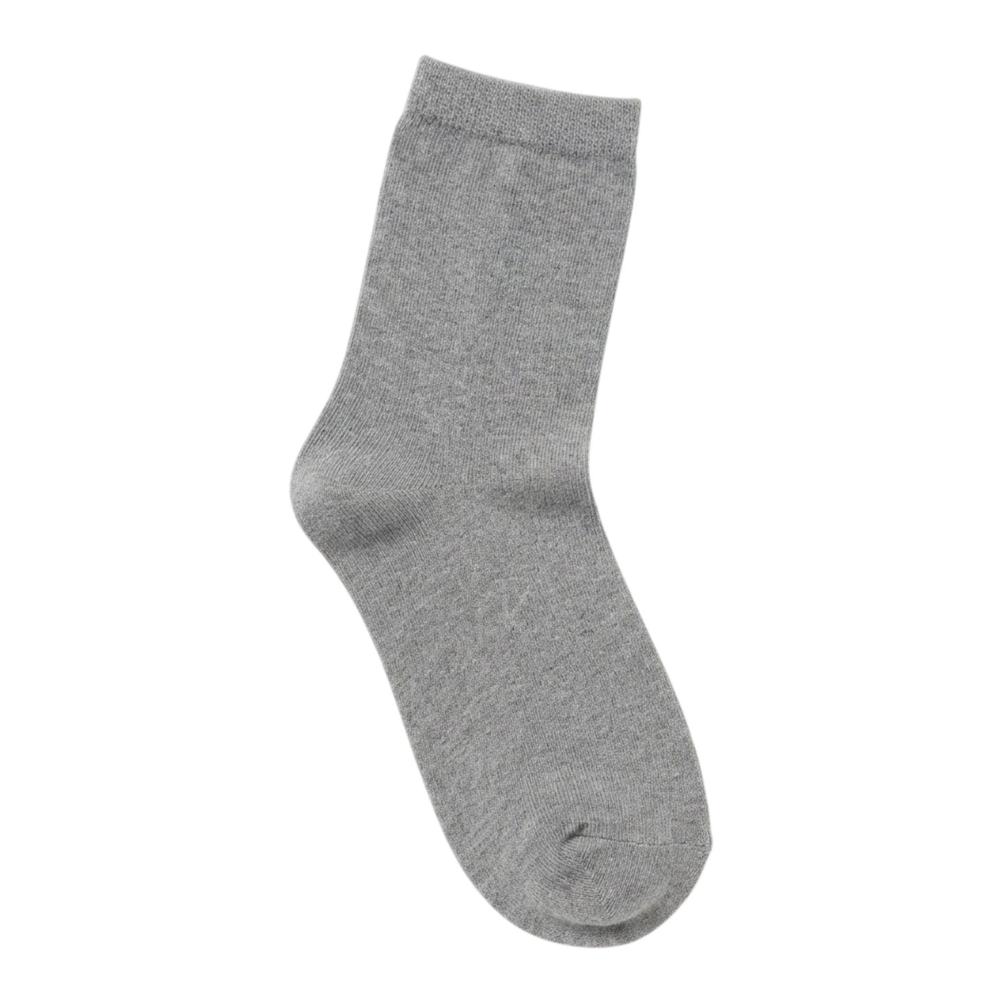 Kids Boy's Plain Solid Socks,Grey