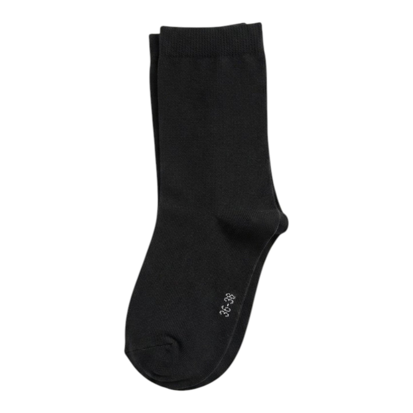 Kids Boy's Plain Socks,Black