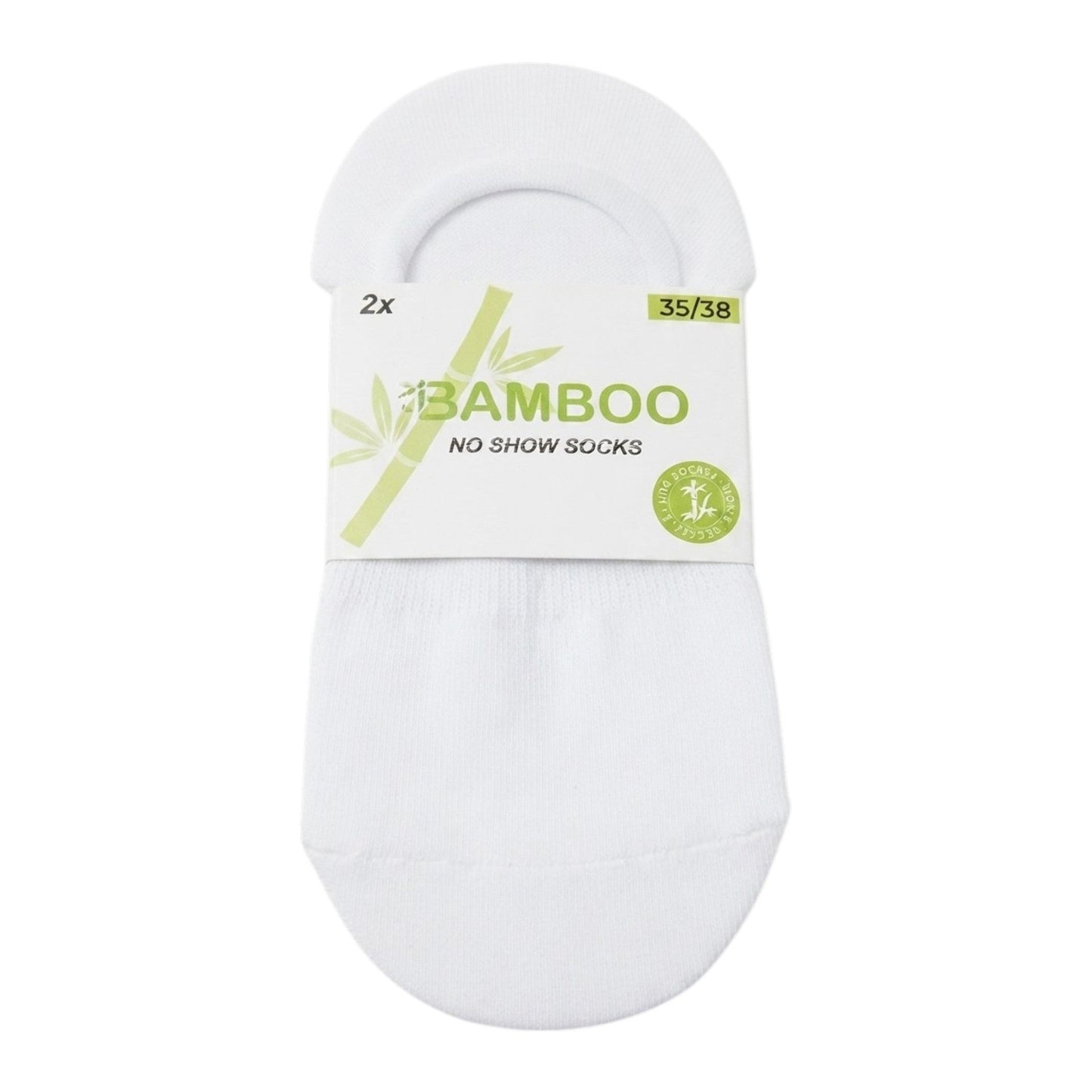 Women's Plain Solid Socks 2Pieces,White