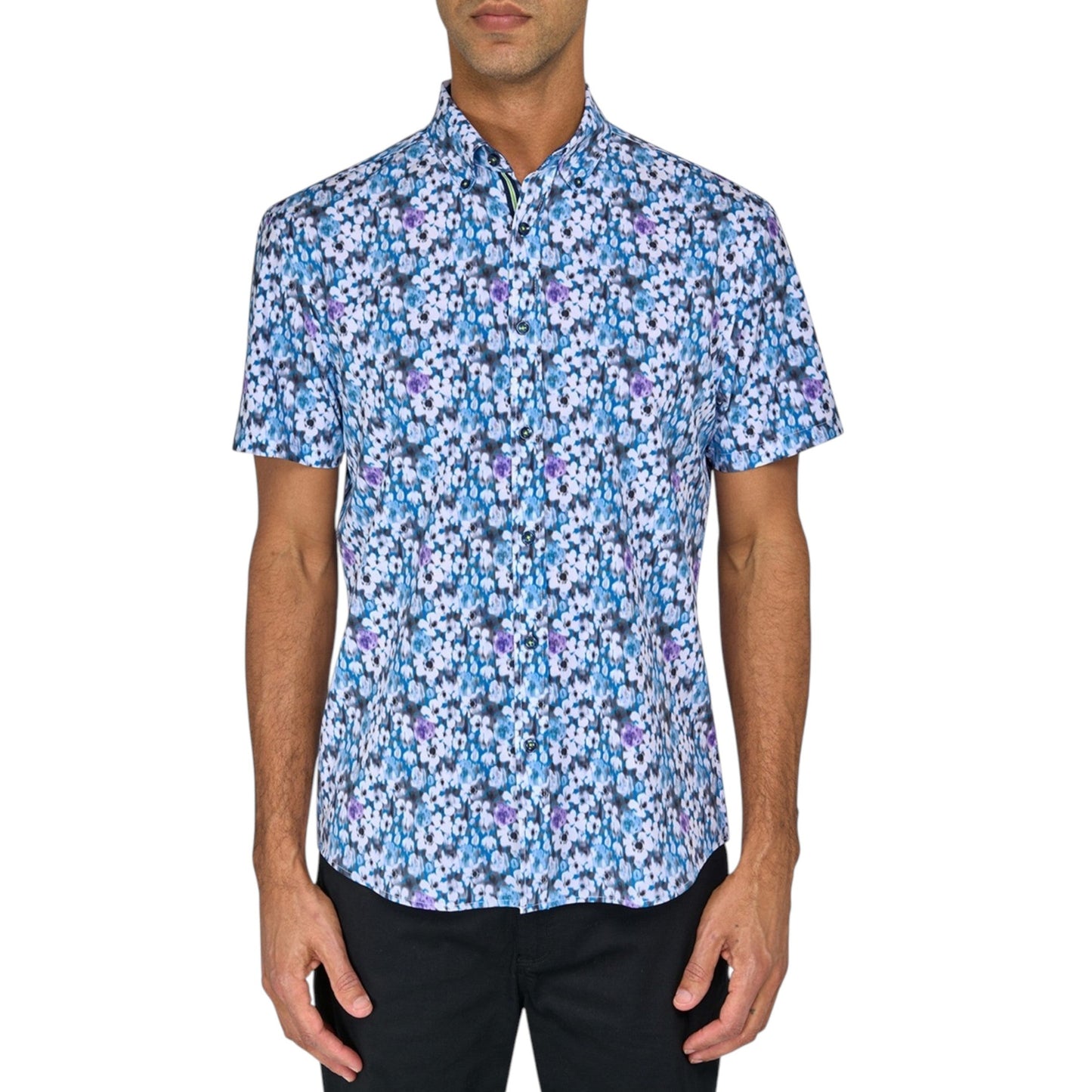 Men's Printed Dress Shirt,Multi