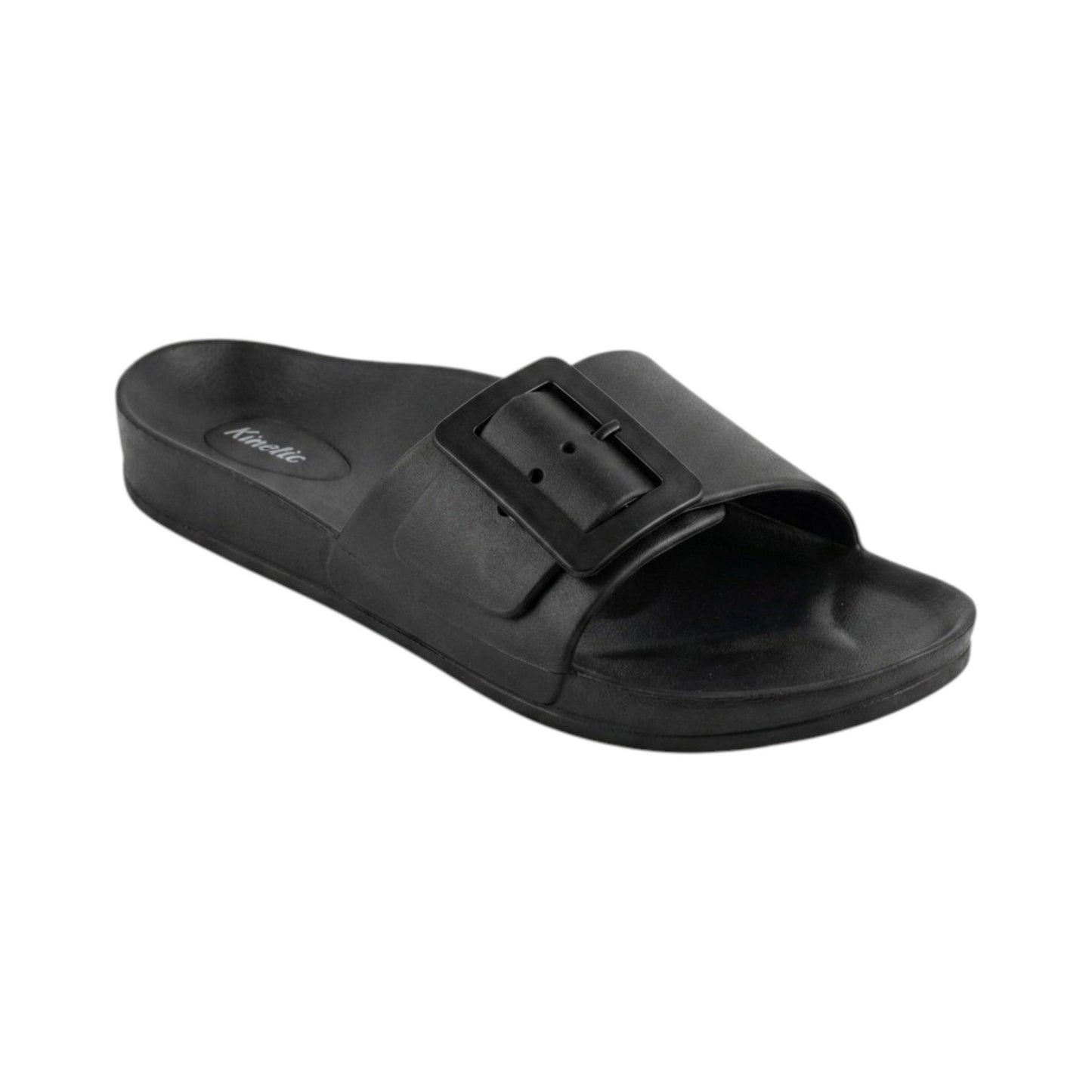 Women's Plain Slippers,Black