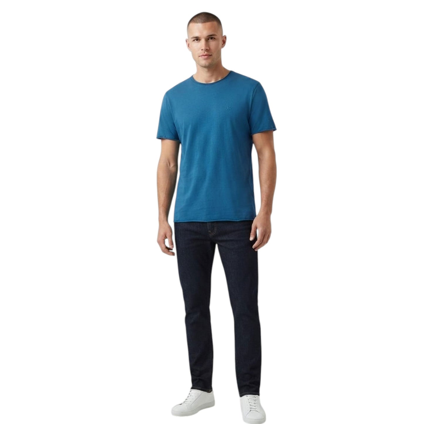 Men's Plain Solid Top,Navy Blue