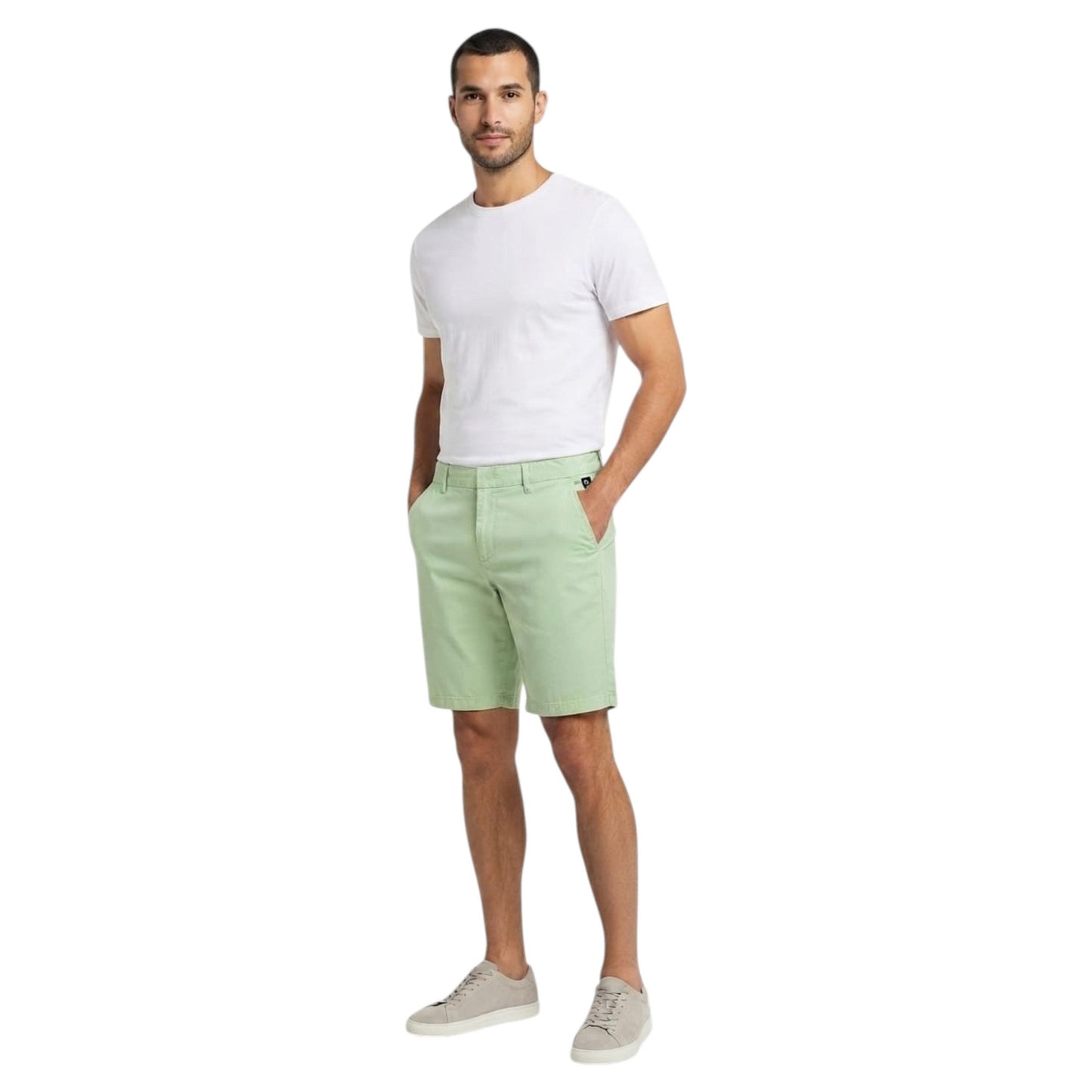Men's Plain Short,Light Geen