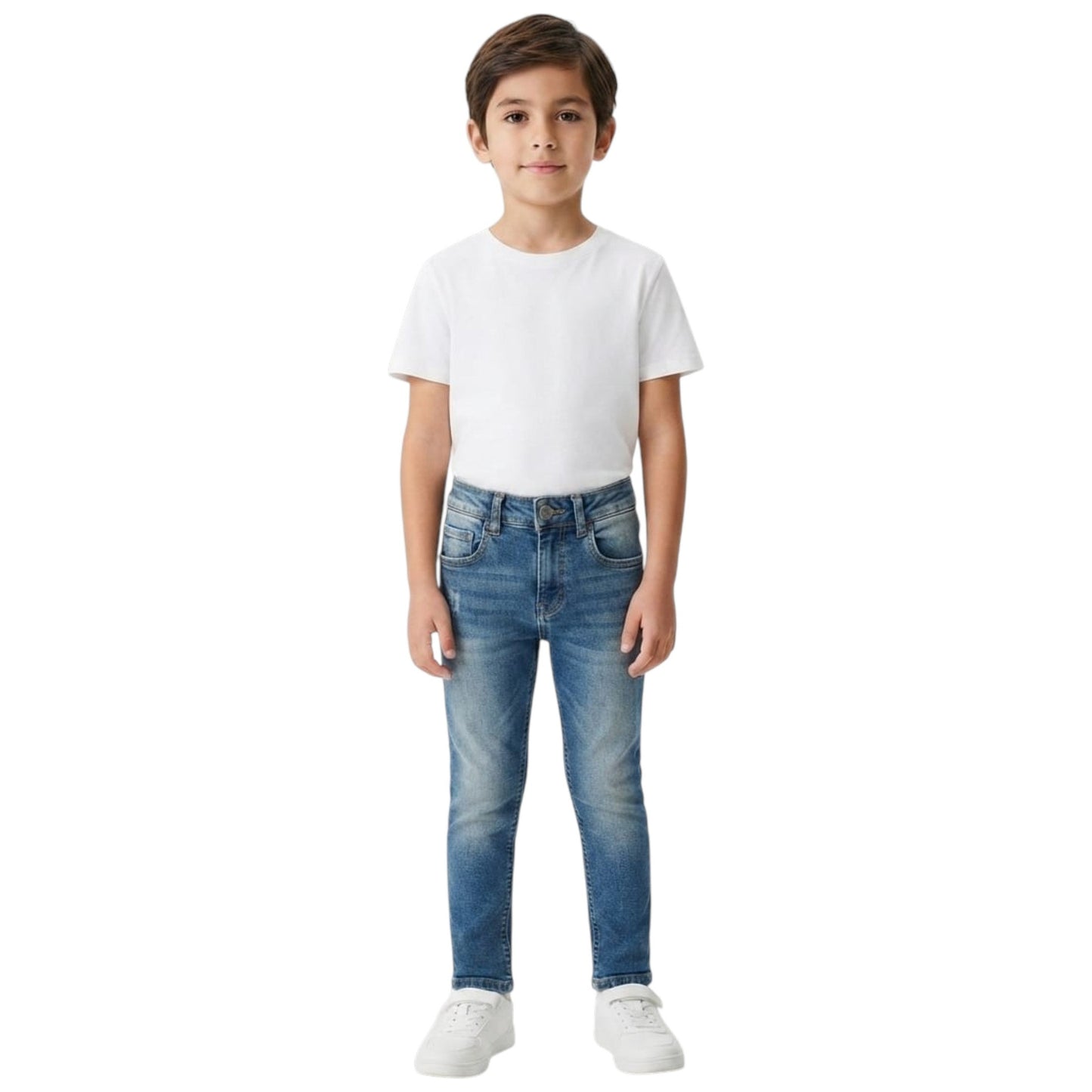 Kids Boy's Plain Jeans,Blue