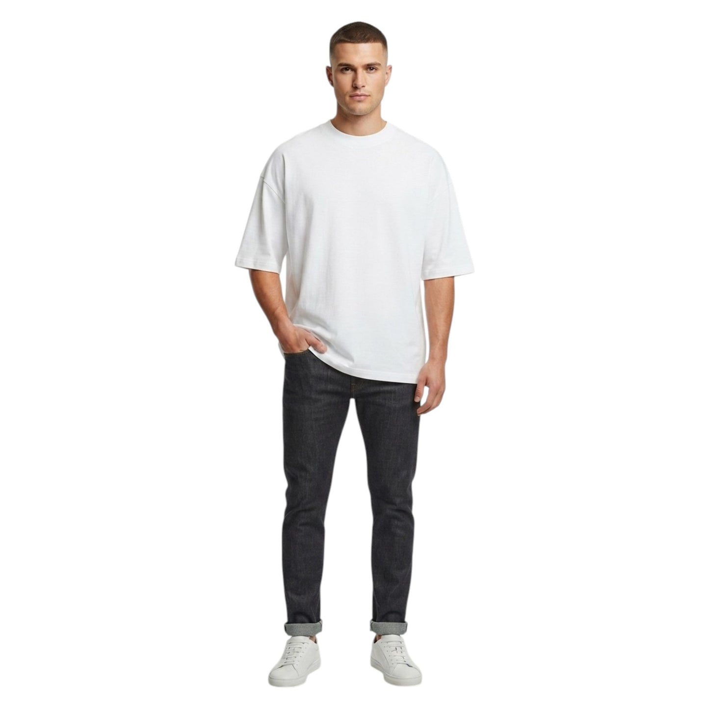 Men's Plain Top,White