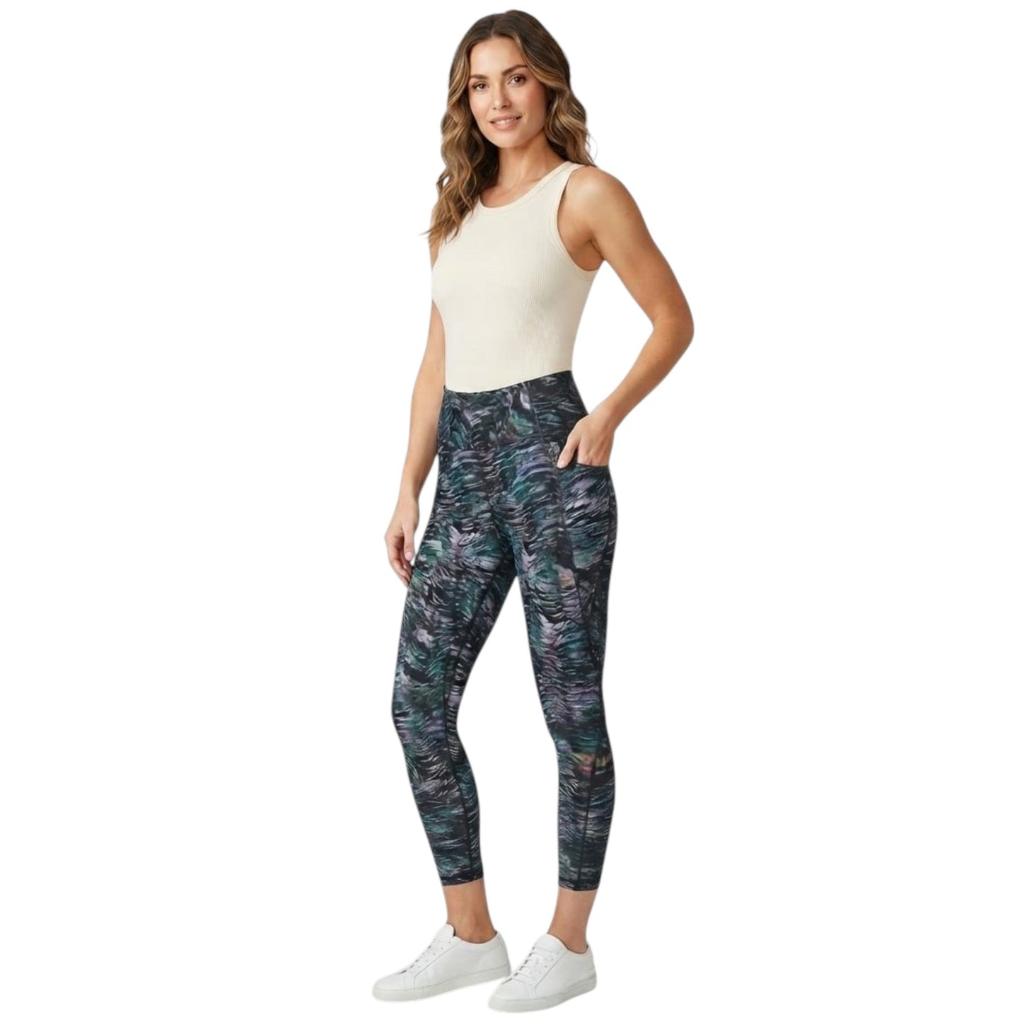 Women's Printed Legging,Multi