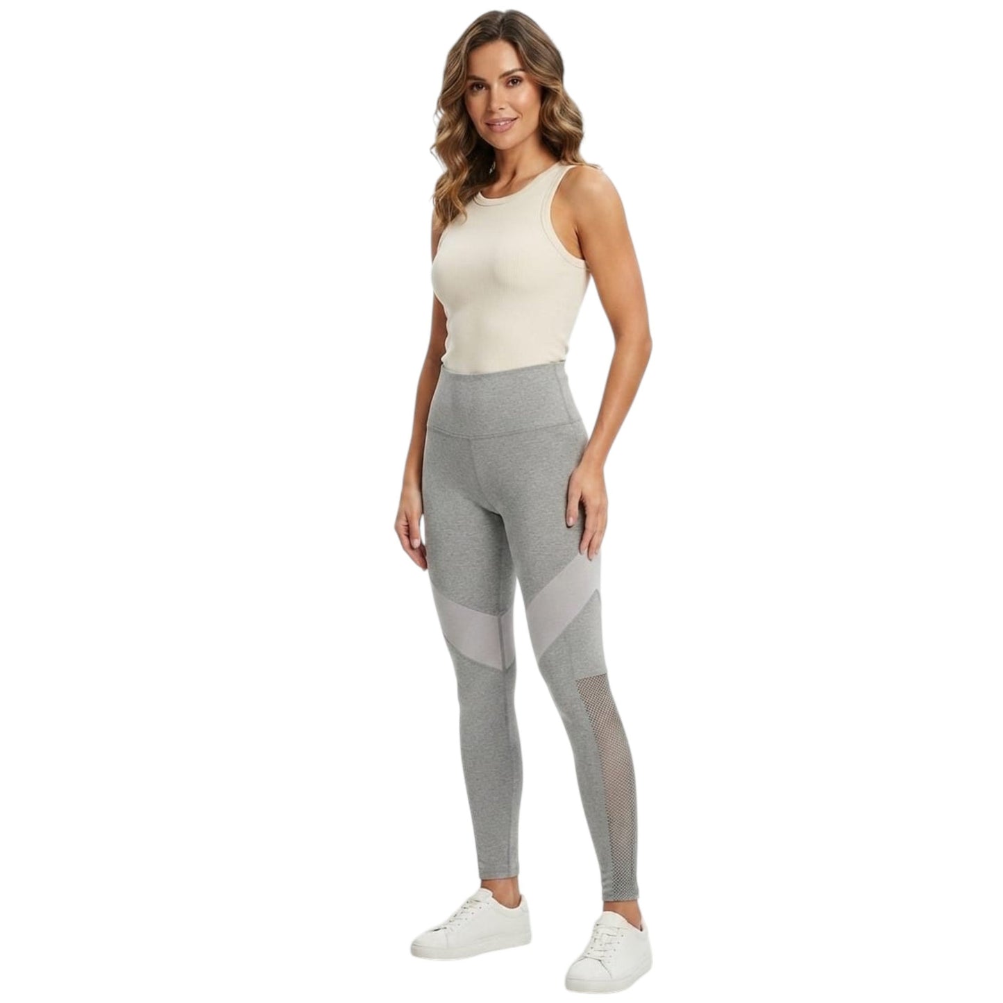 Women's Colorblocked Legging,Grey