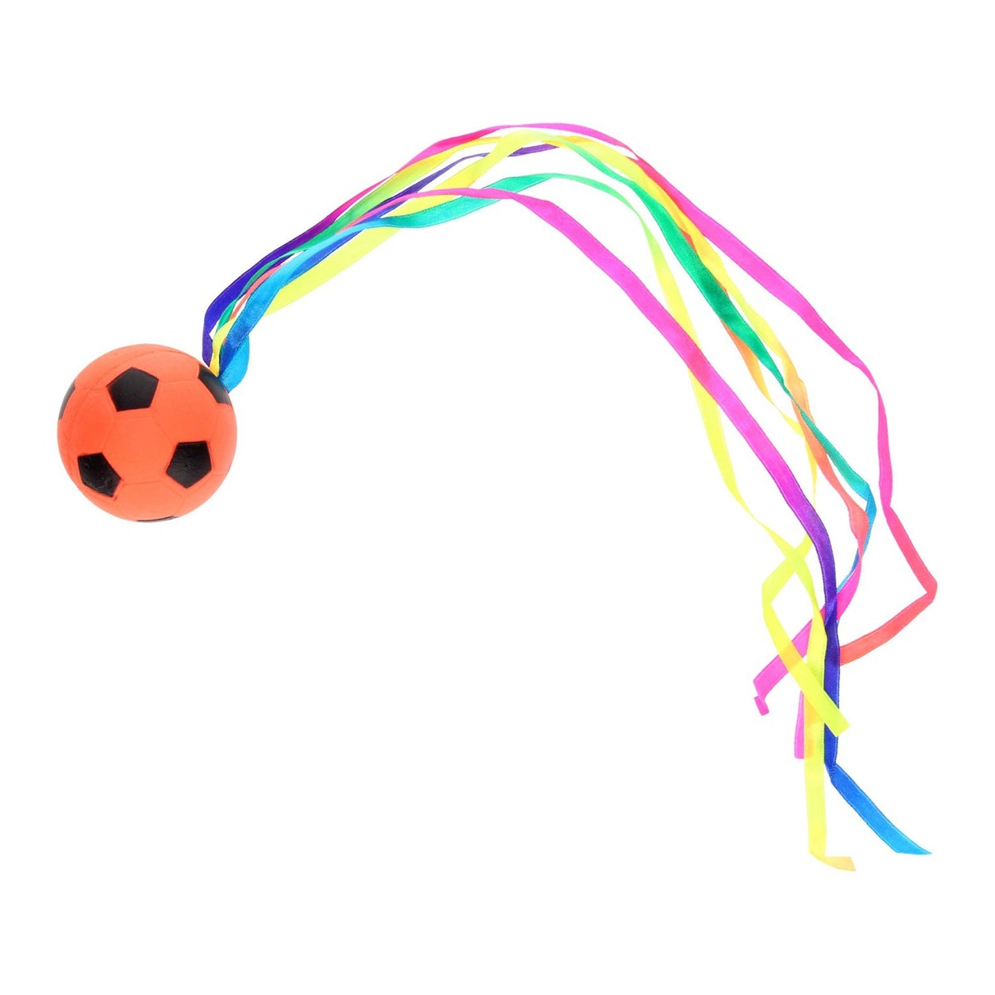 Bouncy Ball With Ribbon