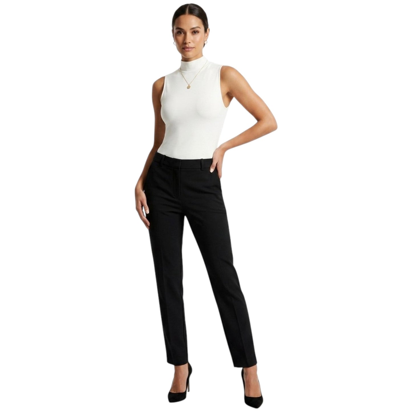 Women's Plain Body Suit,White