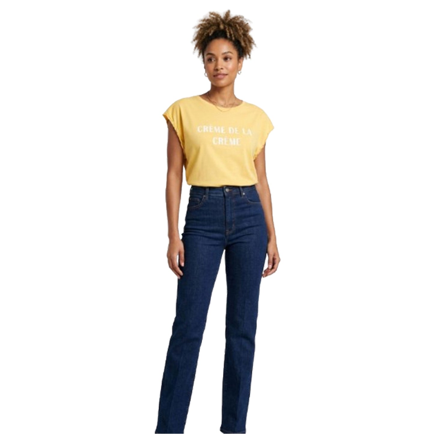 Women's Printed Top,Yellow