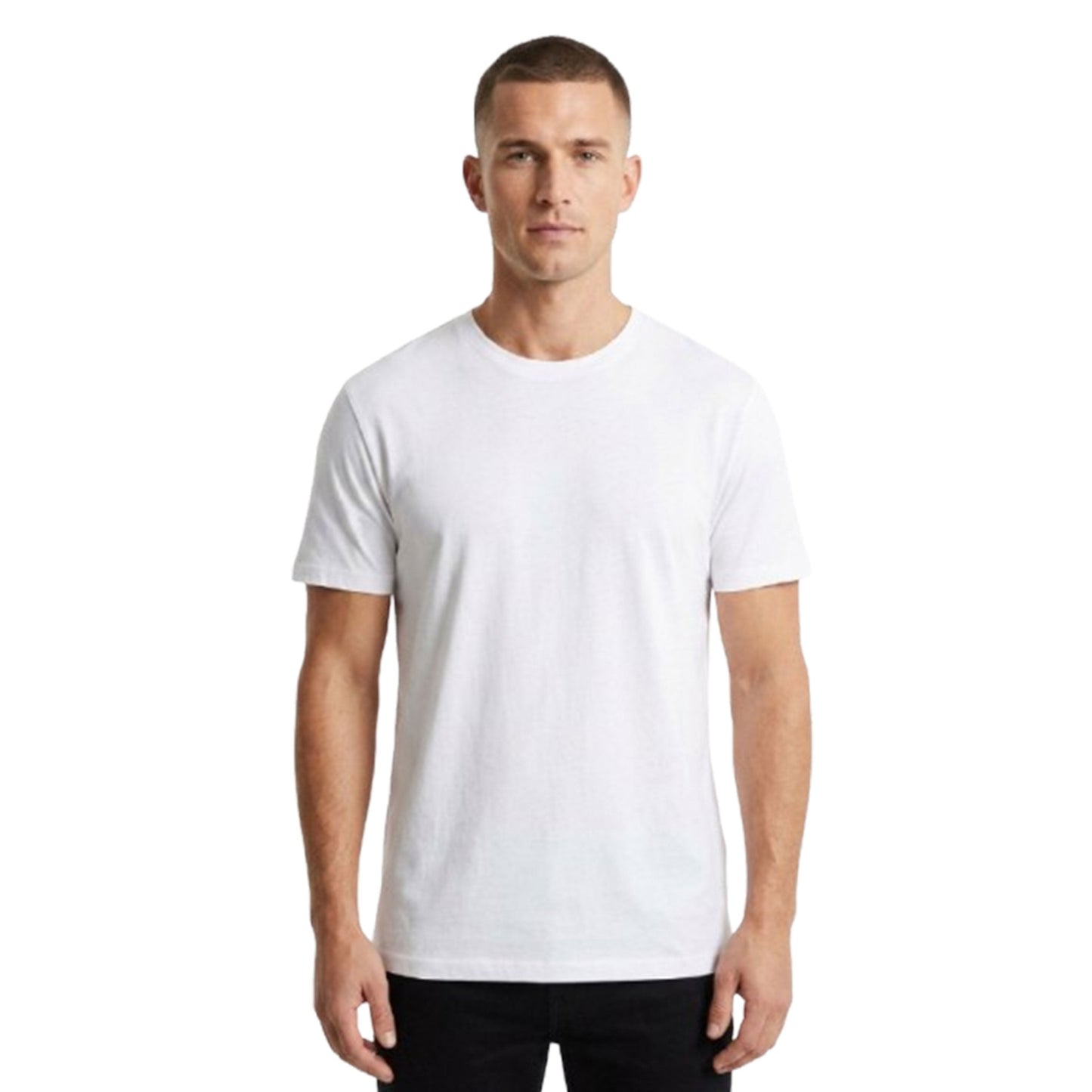 Men's Plain Top,White